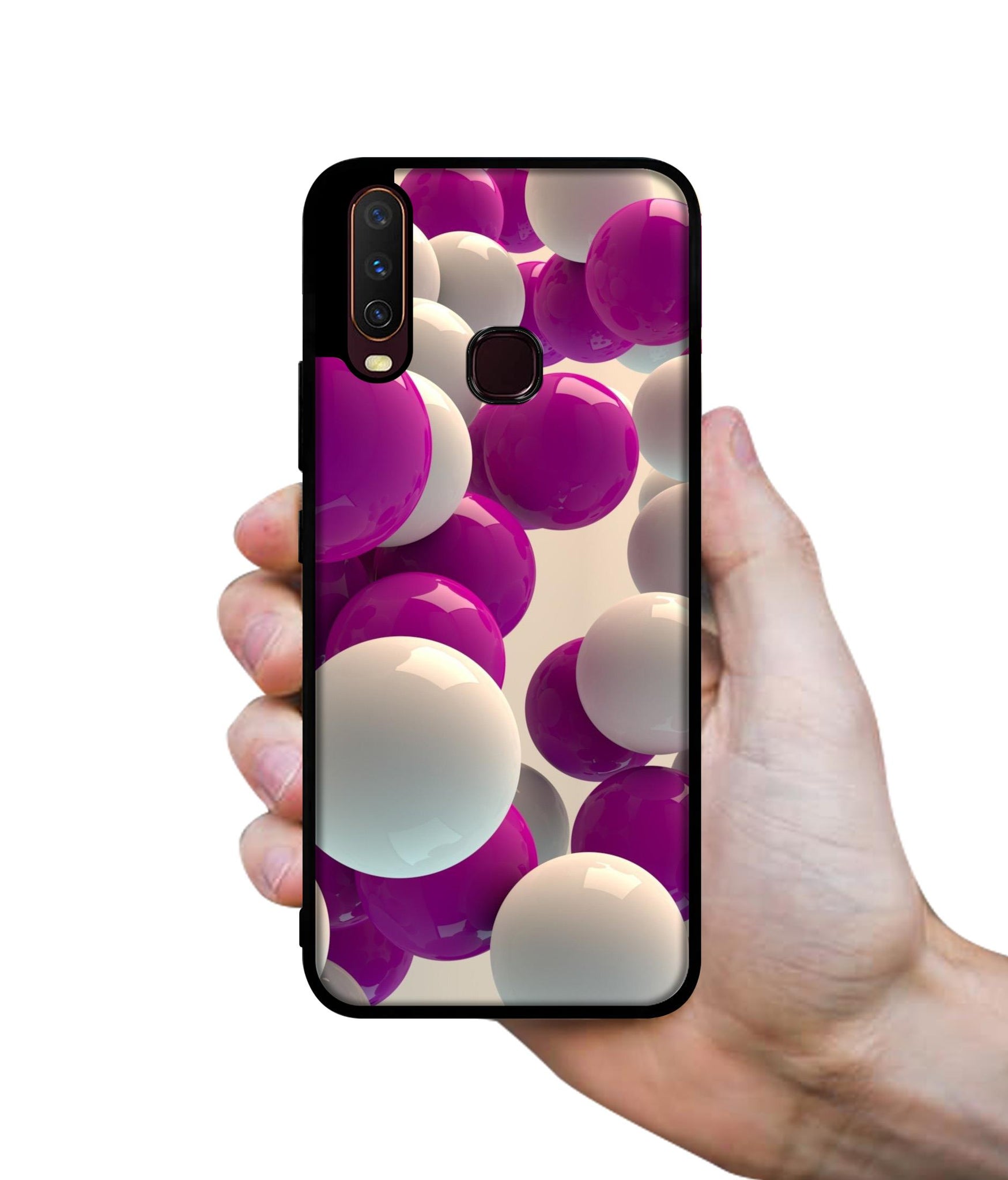 3D Balloons Design Designer 2D Printed Back Case Cover for Vivo Y17 / Y12 / Y15