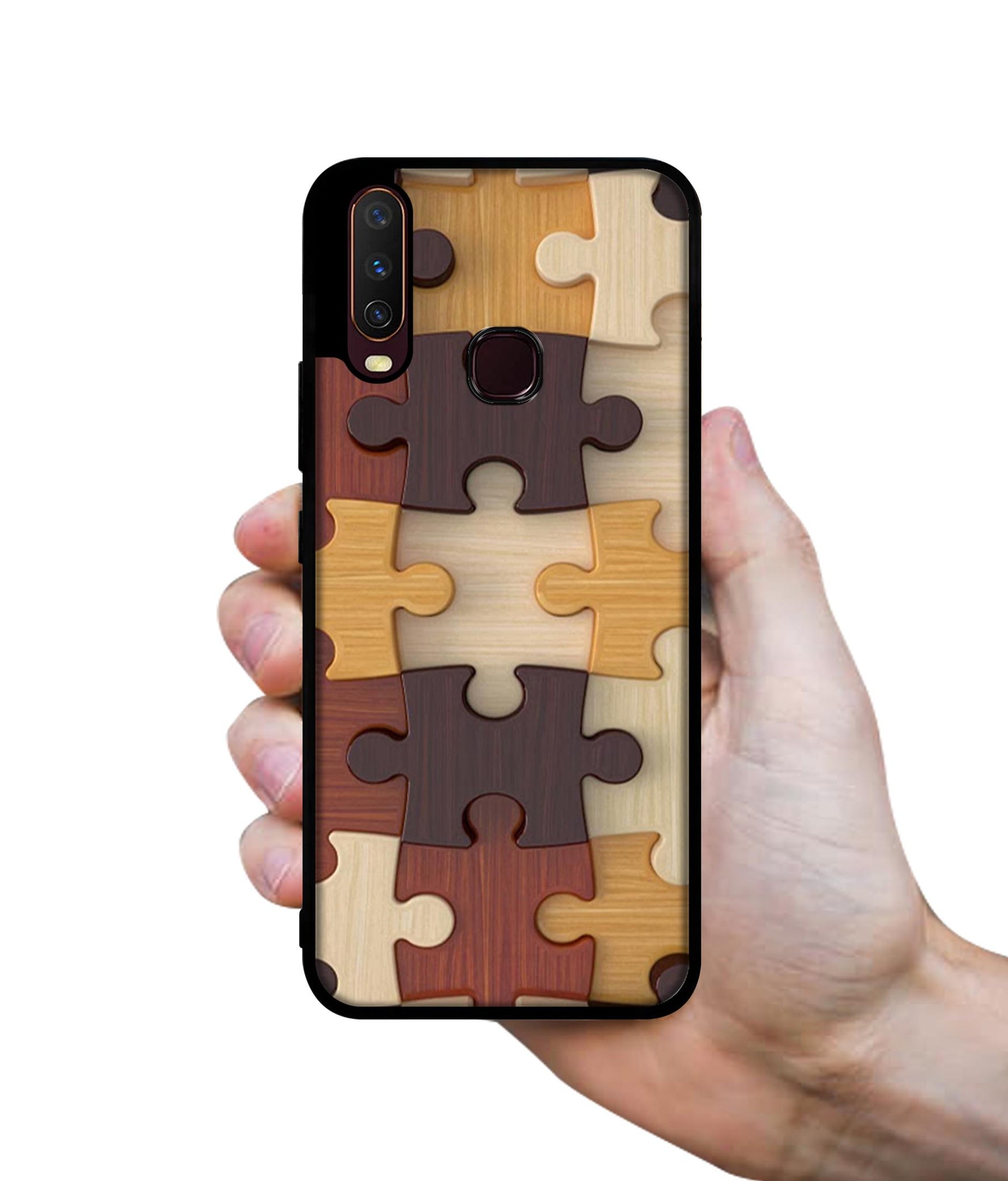 Puzzle Pattern Design Designer 2D Printed Back Case Cover for Vivo Y17 / Y12 / Y15
