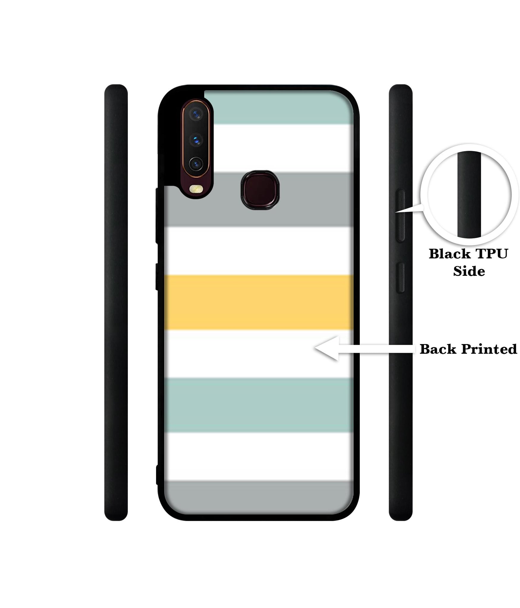 Line Texture Design Designer 2D Printed Back Case Cover for Vivo Y17 / Y12 / Y15