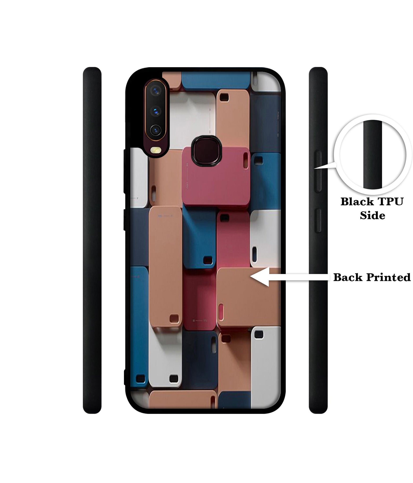 Mobile Cover Design Designer 2D Printed Back Case Cover for Vivo Y17 / Y12 / Y15