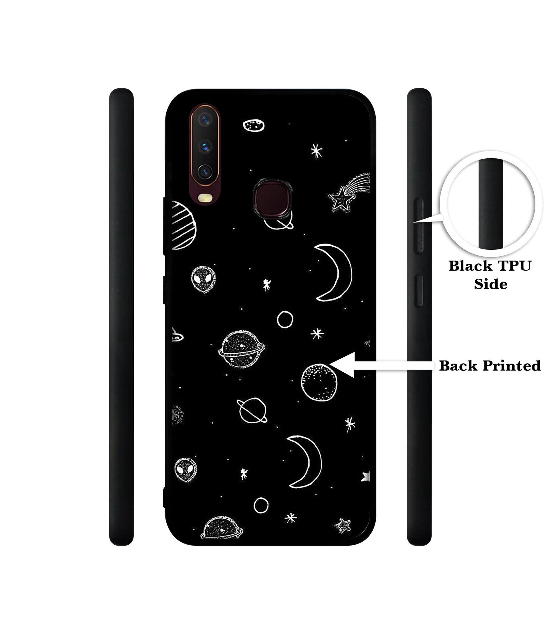 Space Stars Universe Design Designer 2D Printed Back Case Cover for Vivo Y17 / Y12 / Y15