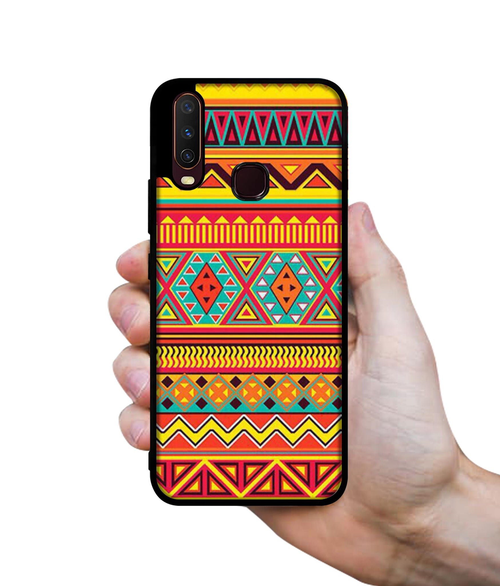 Artistic Rangoli Design Designer 2D Printed Back Case Cover for Vivo Y17 / Y12 / Y15