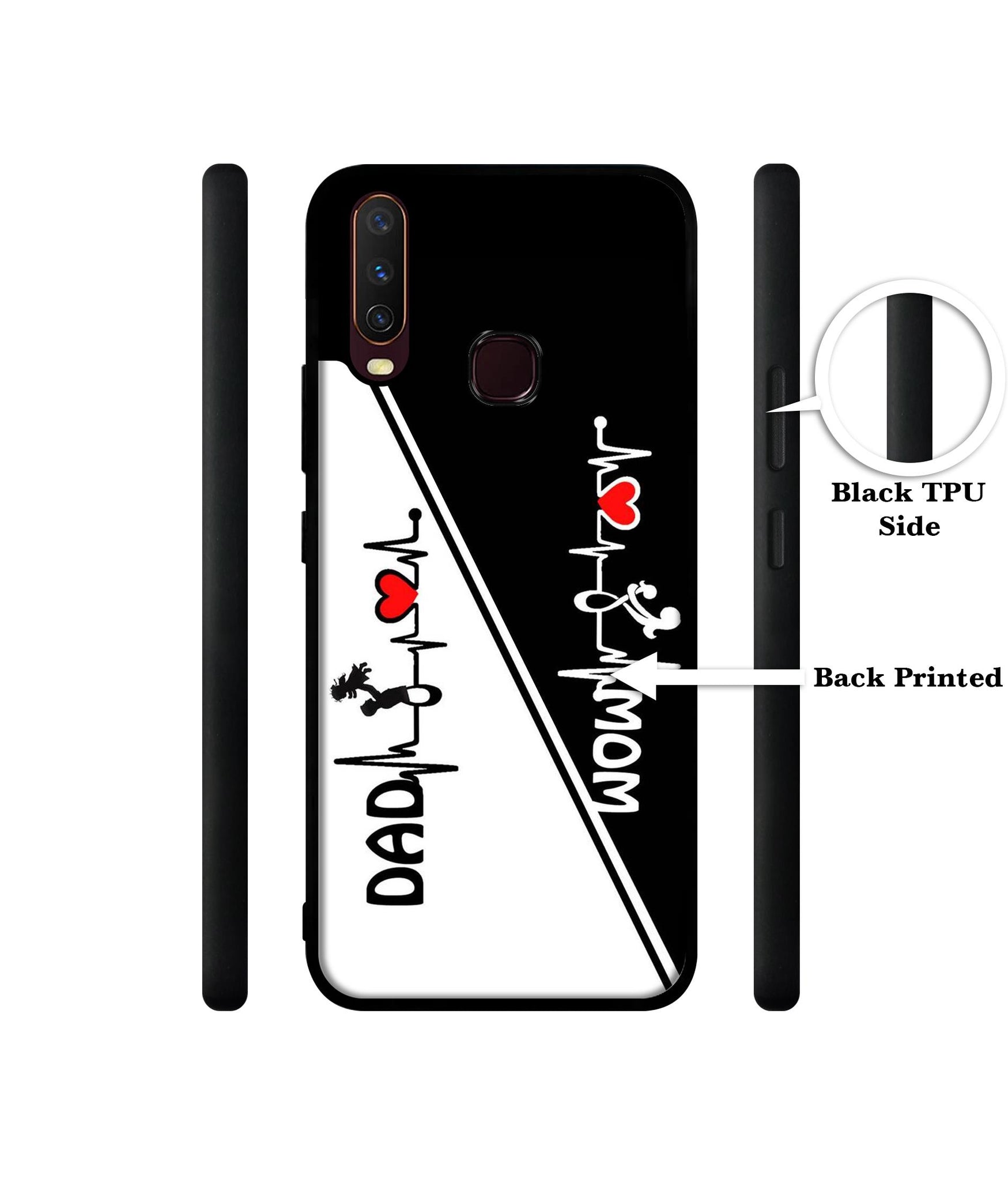 Mom and Dad Lover Design Designer 2D Printed Back Case Cover for Vivo Y17 / Y12 / Y15