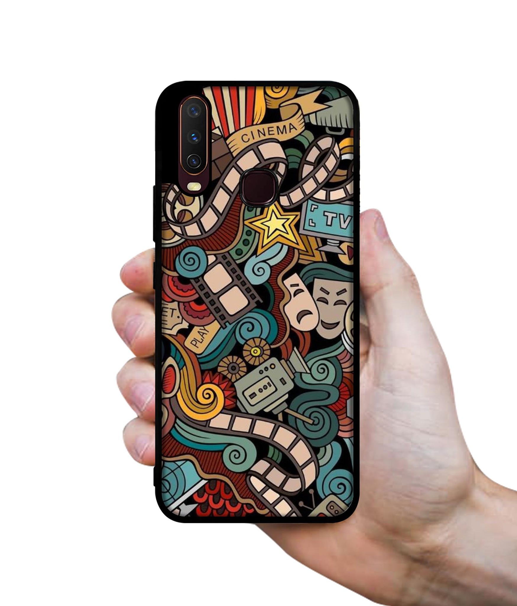 Movies Design Designer 2D Printed Back Case Cover for Vivo Y17 / Y12 / Y15