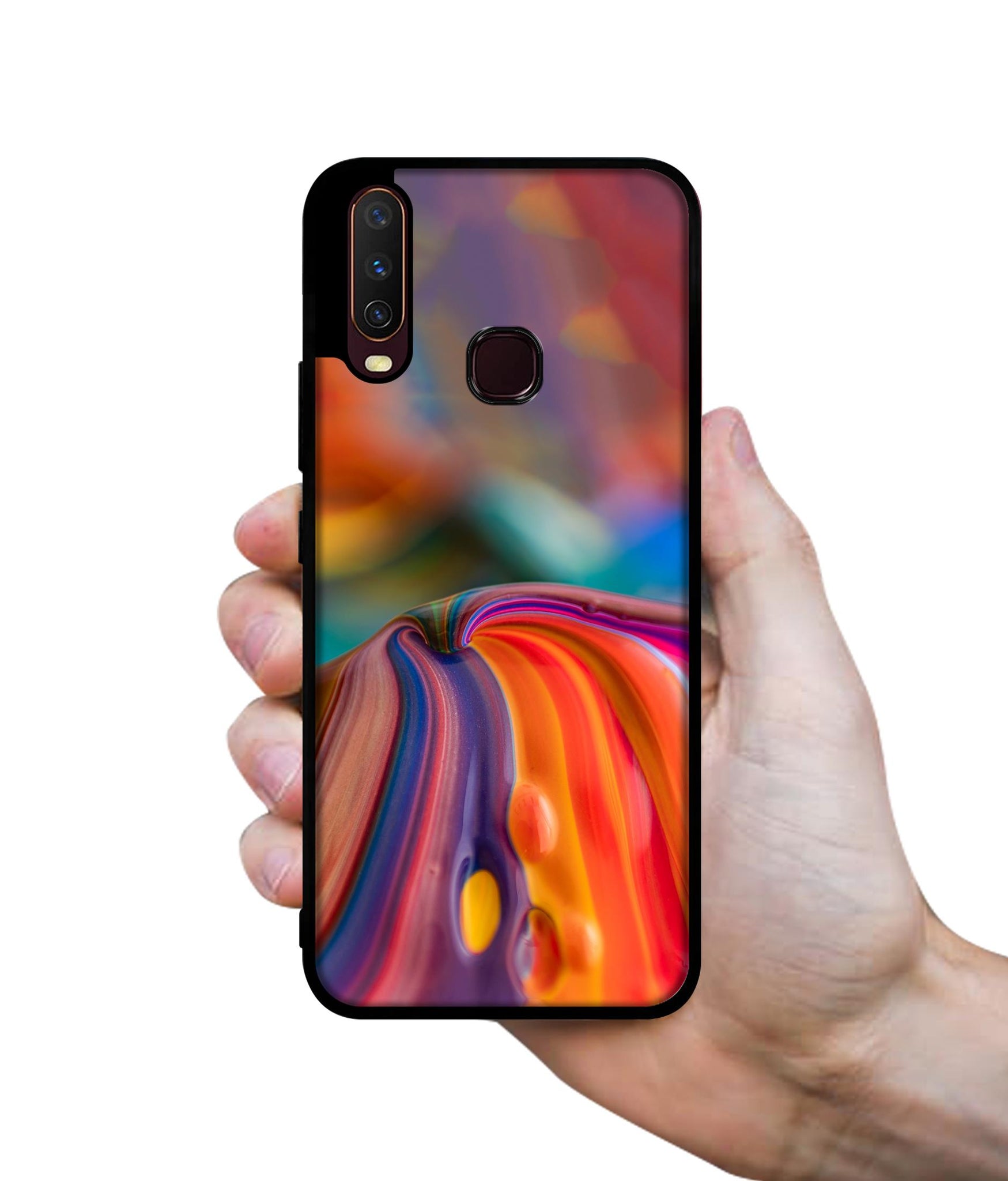 Rainbow Colors Designer 2D Printed Back Case Cover for Vivo Y17 / Y12 / Y15