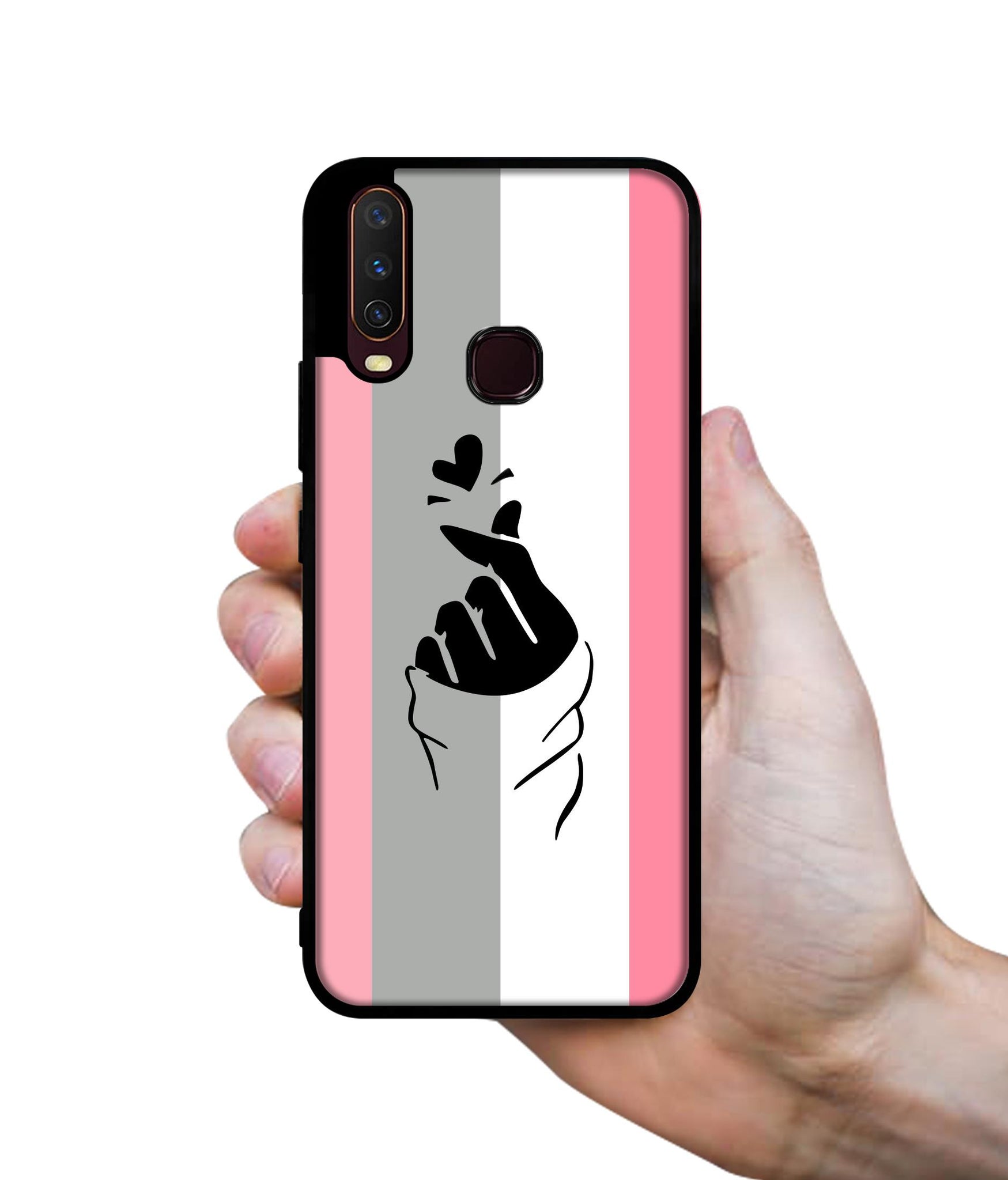 Cute Mini Love Design Designer 2D Printed Back Case Cover for Vivo Y17 / Y12 / Y15