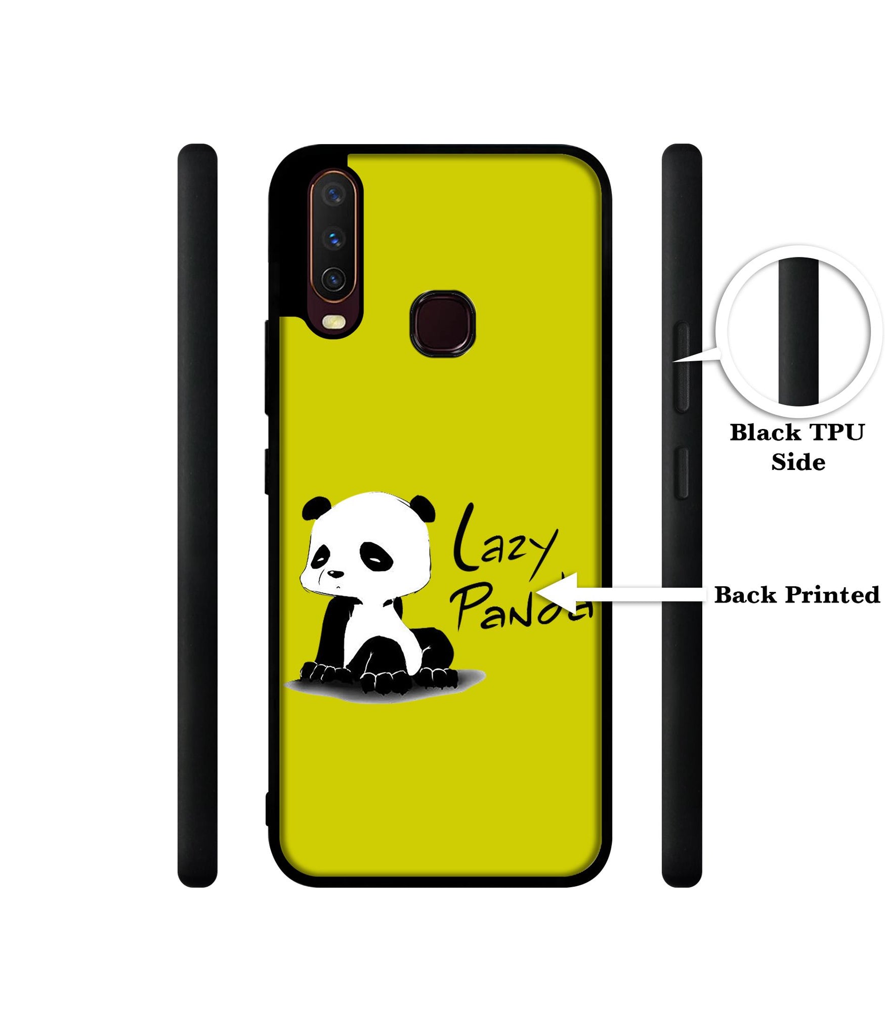 Lazy Panda Design Designer 2D Printed Back Case Cover for Vivo Y17 / Y12 / Y15