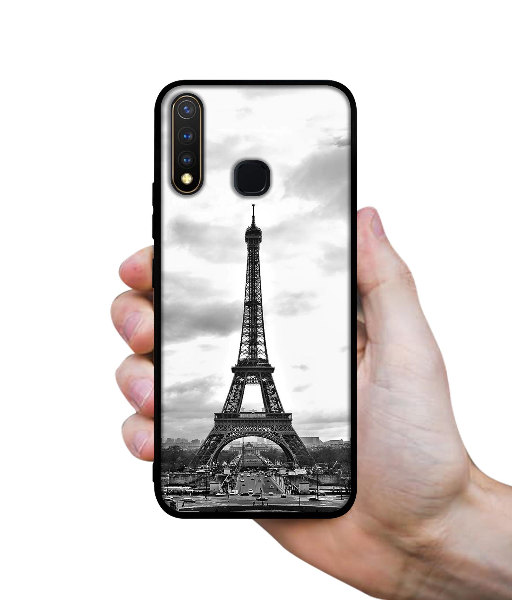Eiffel Tower Design Designer 2D Printed Back Case Cover for Vivo Y19 4G / U3 4G / U20 4G