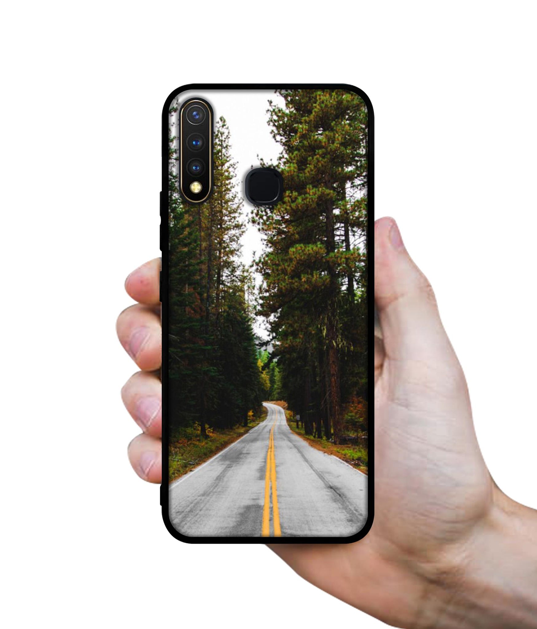 Road Photo Design Designer 2D Printed Back Case Cover for Vivo Y19 4G / U3 4G / U20 4G