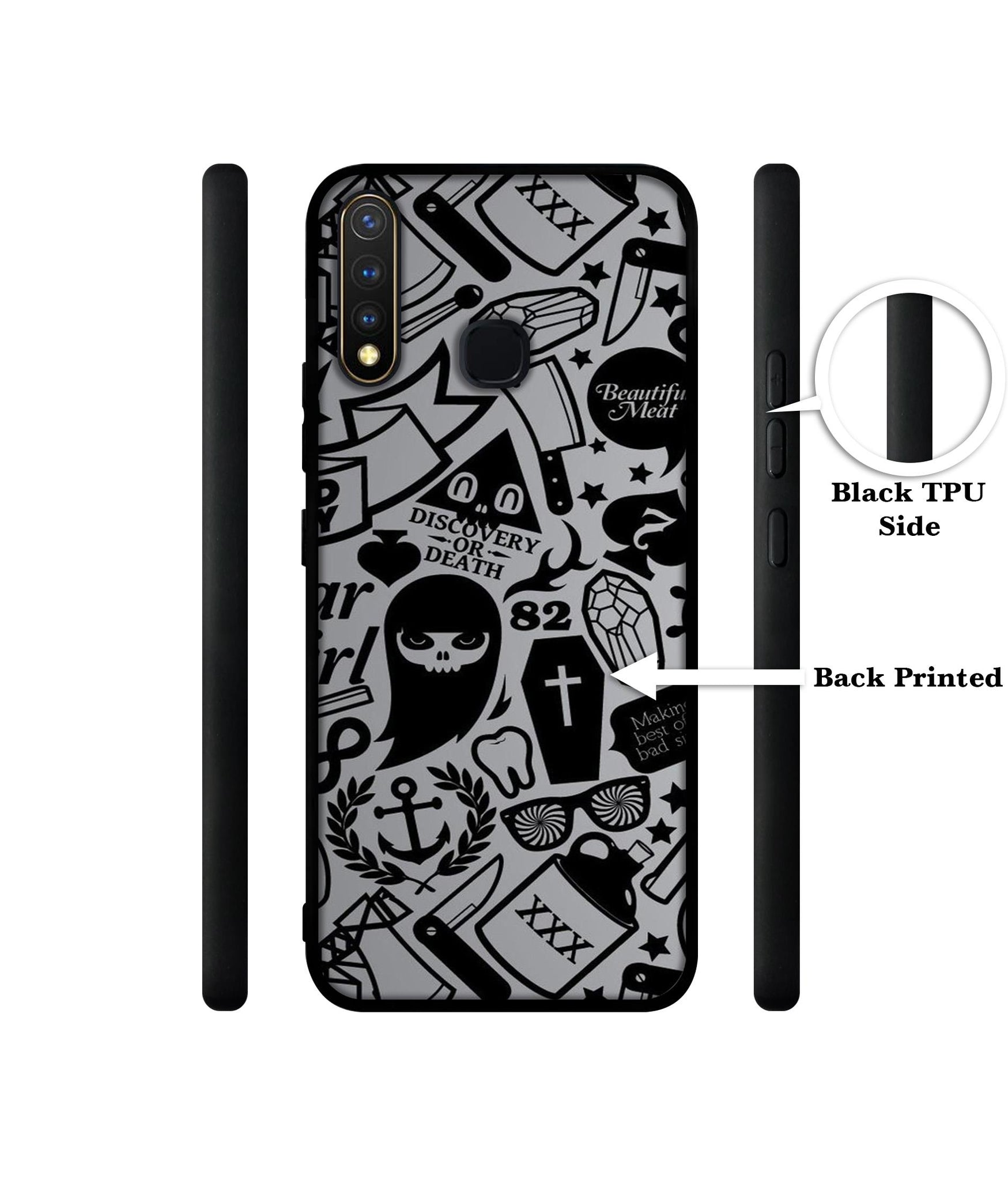 Discover Or Death Design Designer 2D Printed Back Case Cover for Vivo Y19 4G / U3 4G / U20 4G