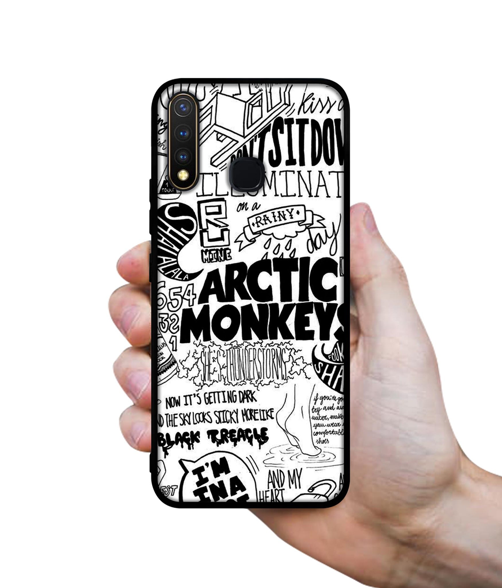 Arctic Monkeys Pattern Design Designer 2D Printed Back Case Cover for Vivo Y19 4G / U3 4G / U20 4G