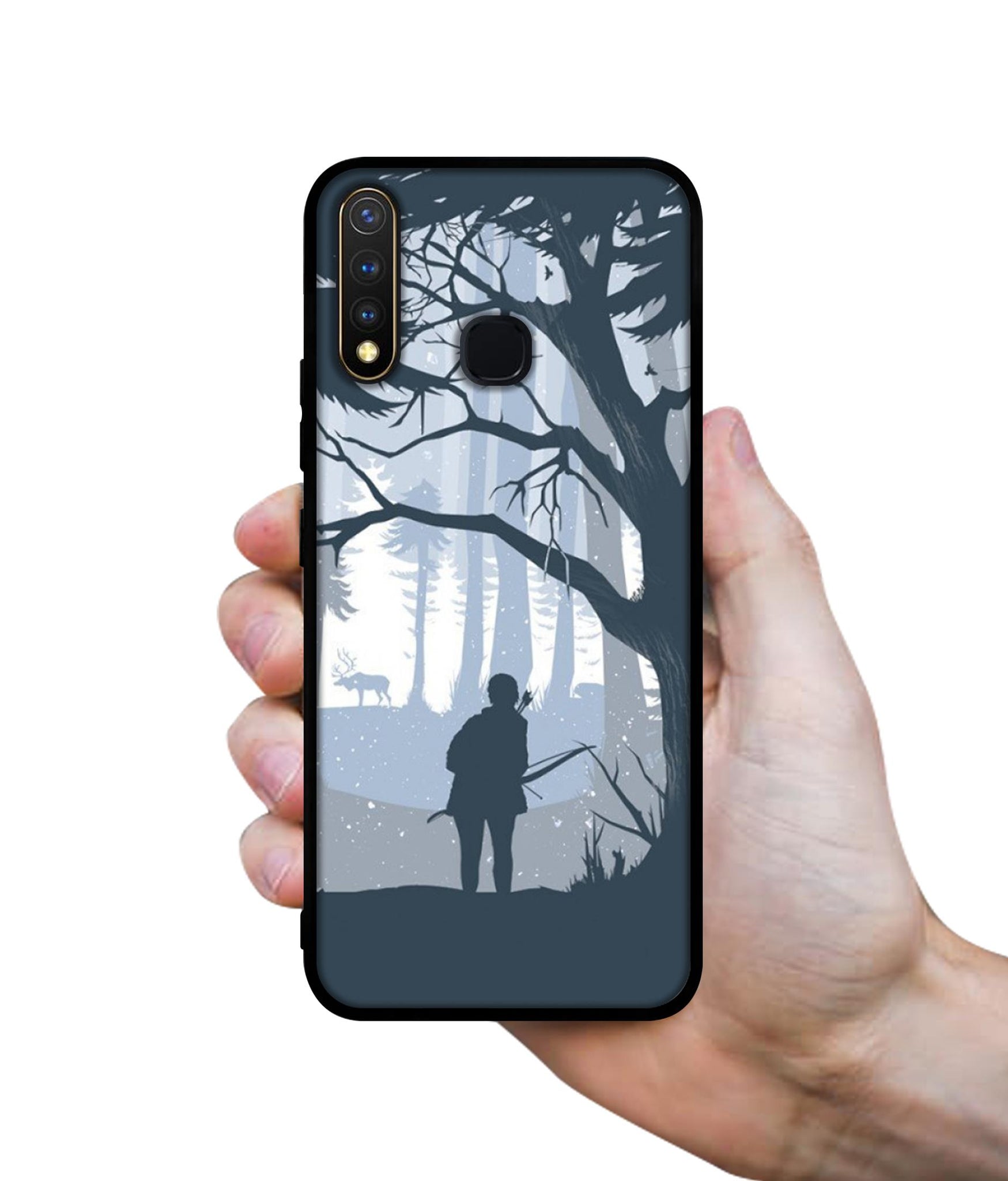 Hunter Design Designer 2D Printed Back Case Cover for Vivo Y19 4G / U3 4G / U20 4G