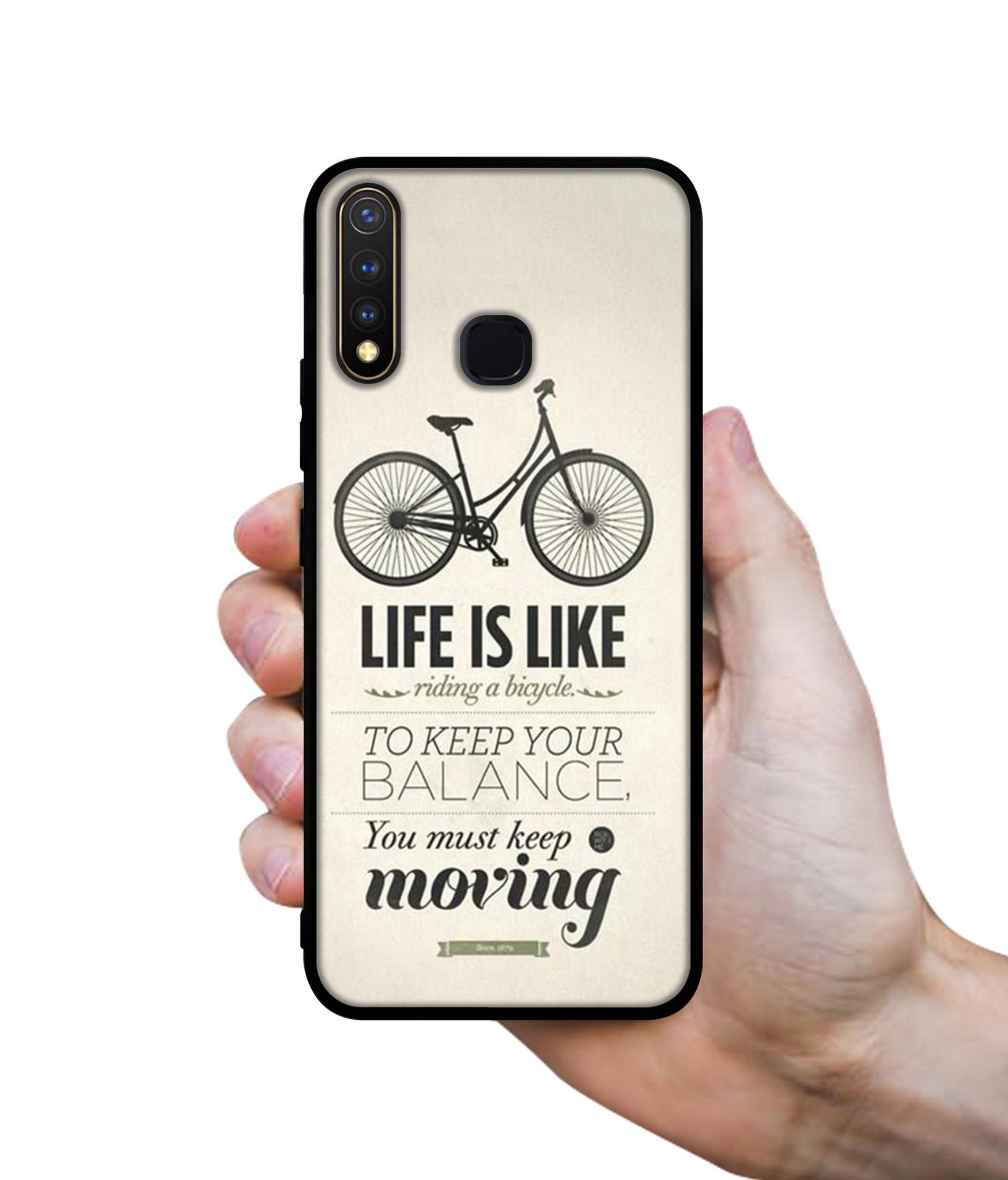 Life is Like Moving Design Designer 2D Printed Back Case Cover for Vivo Y19 4G / U3 4G / U20 4G