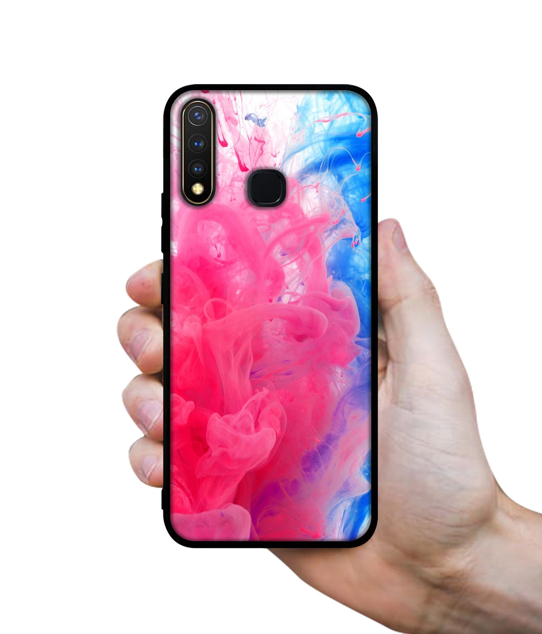 Fractal Paint Design Designer 2D Printed Back Case Cover for Vivo Y19 4G / U3 4G / U20 4G