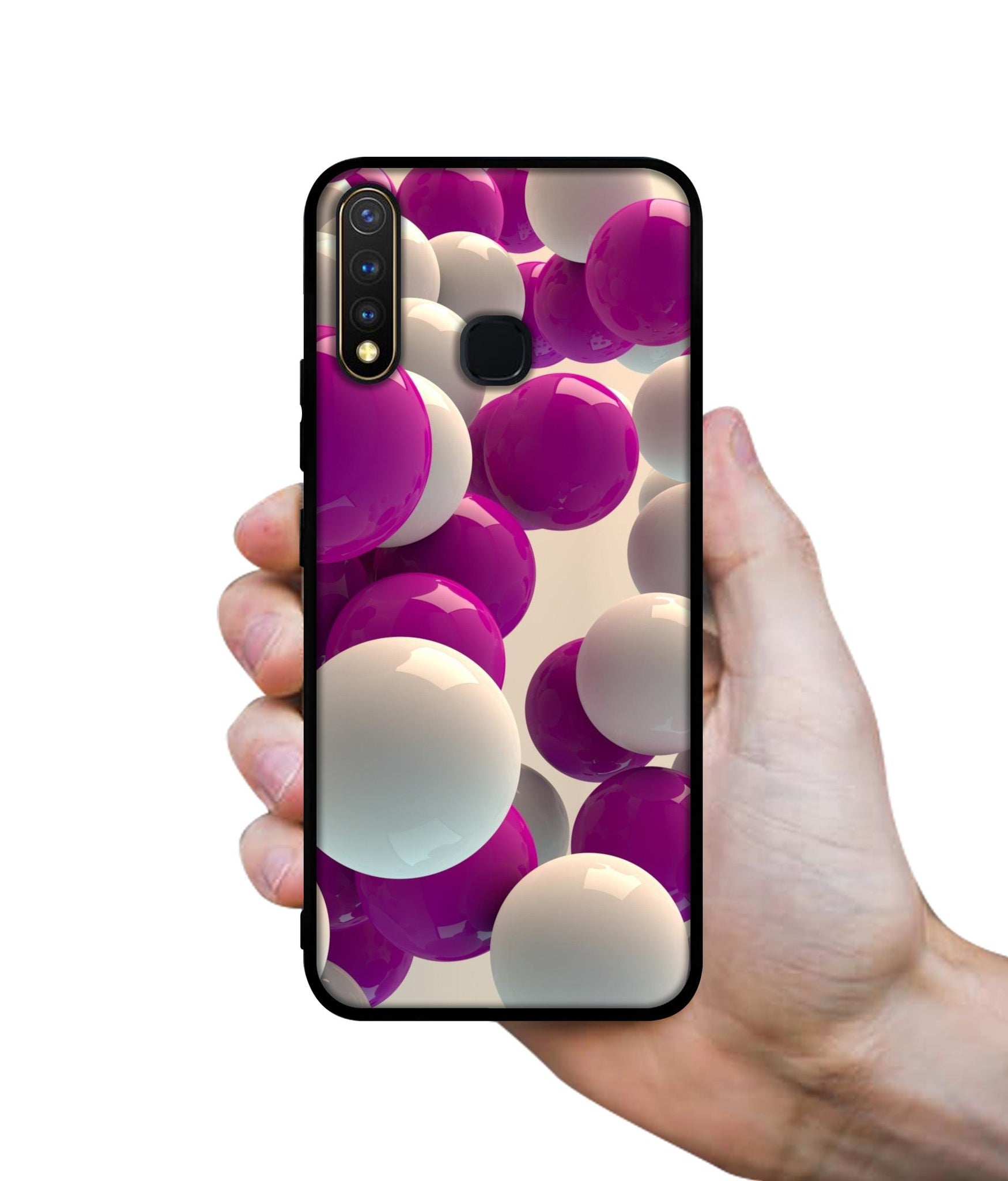 3D Balloons Design Designer 2D Printed Back Case Cover for Vivo Y19 4G / U3 4G / U20 4G