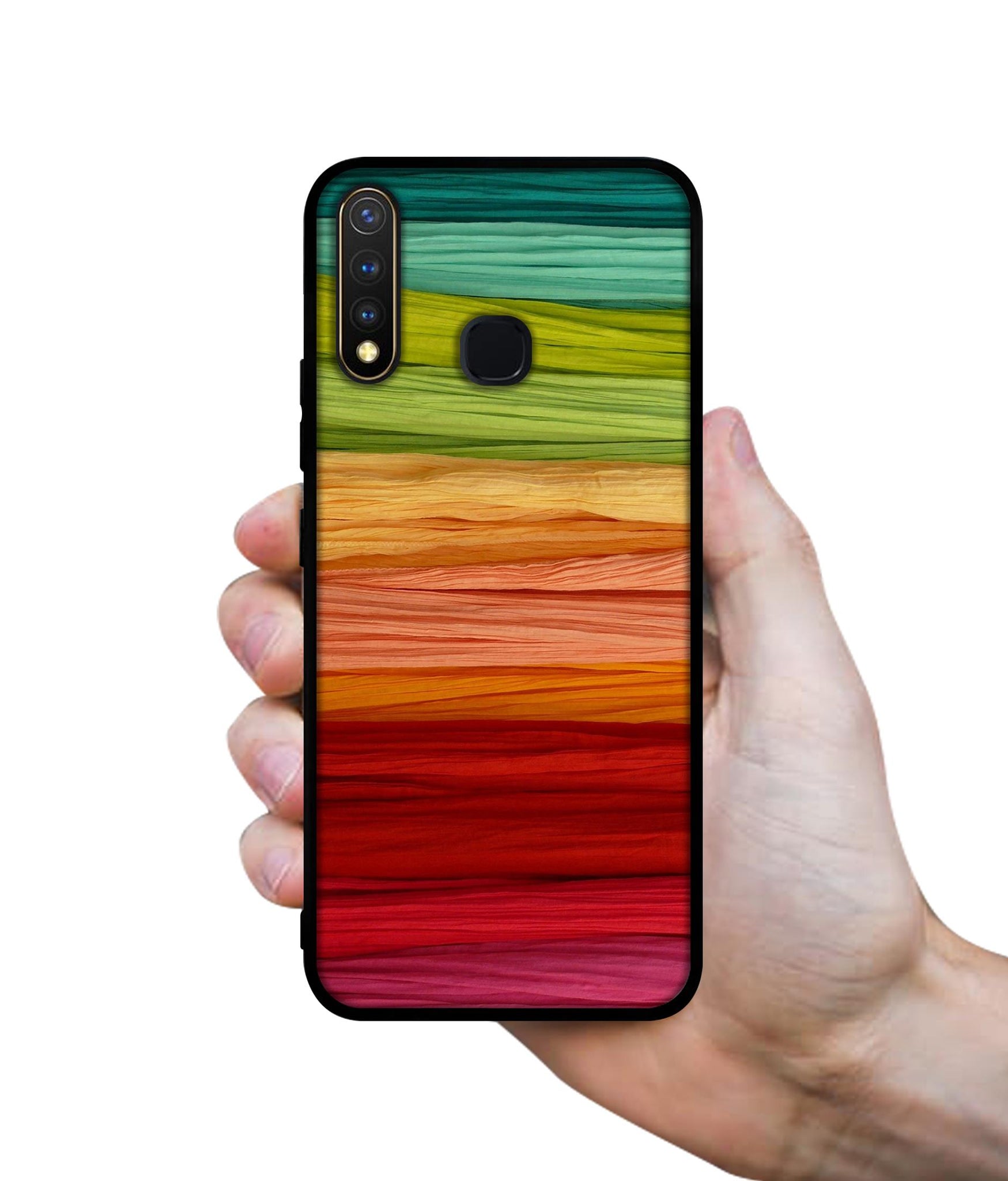 Colorful Thread Design Designer 2D Printed Back Case Cover for Vivo Y19 4G / U3 4G / U20 4G