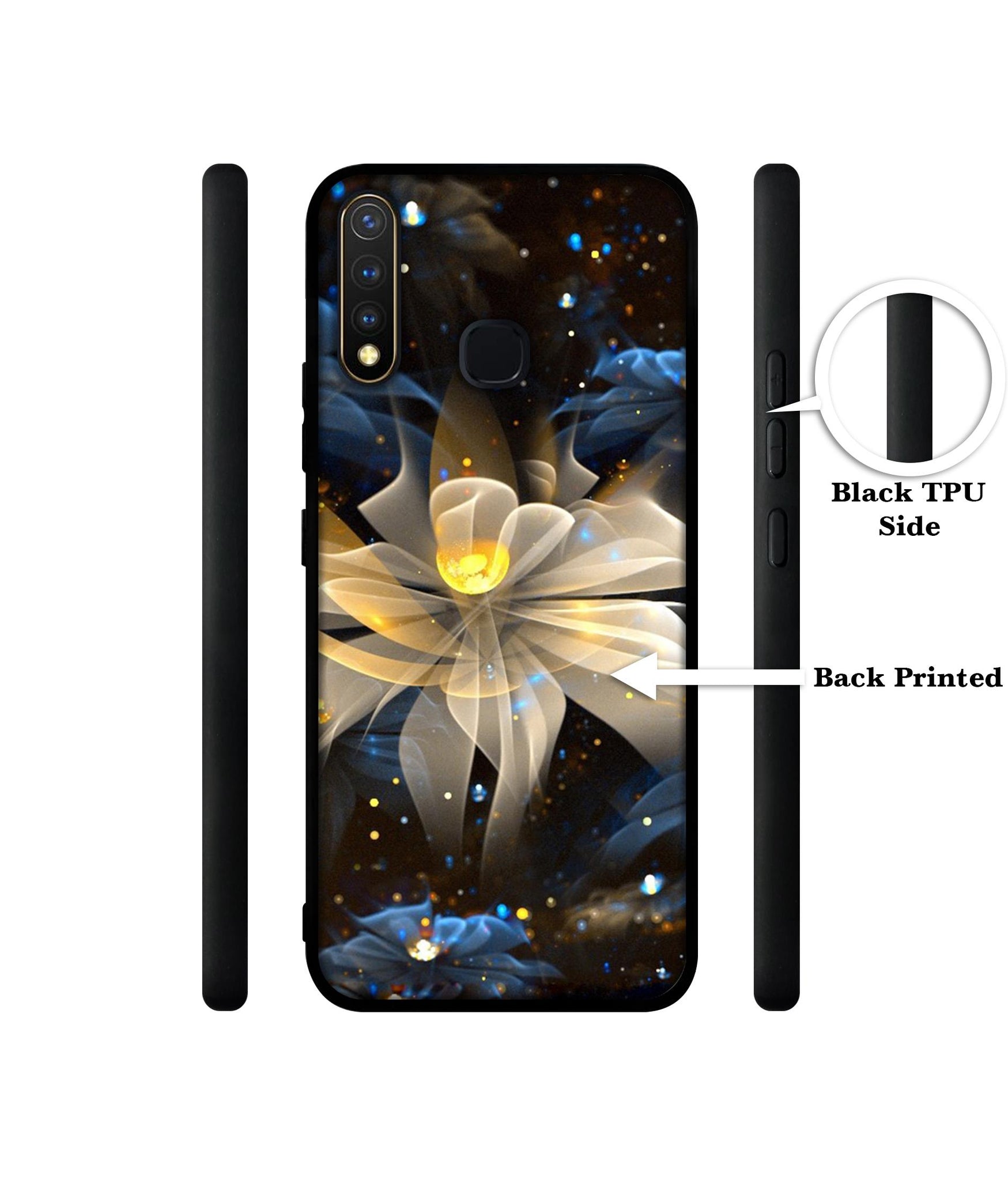 Art Flower Design Designer 2D Printed Back Case Cover for Vivo Y19 4G / U3 4G / U20 4G