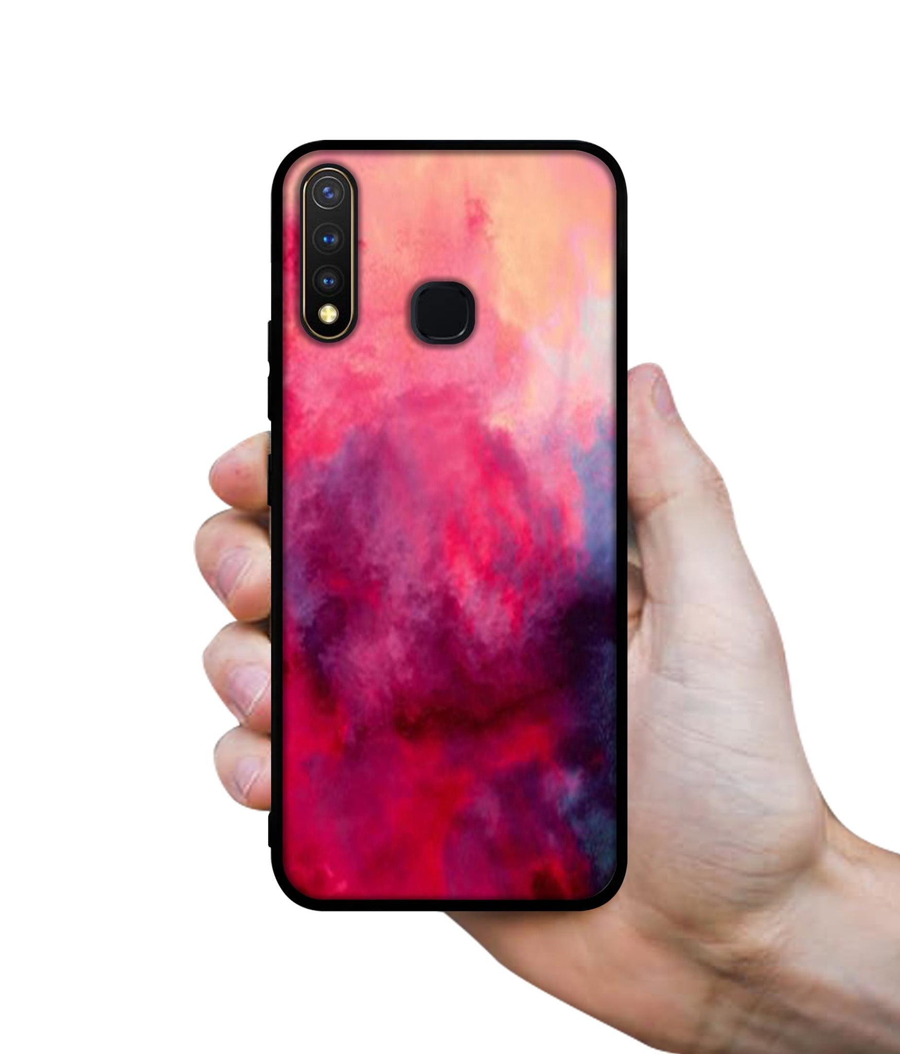 Holi Color Design Designer 2D Printed Back Case Cover for Vivo Y19 4G / U3 4G / U20 4G