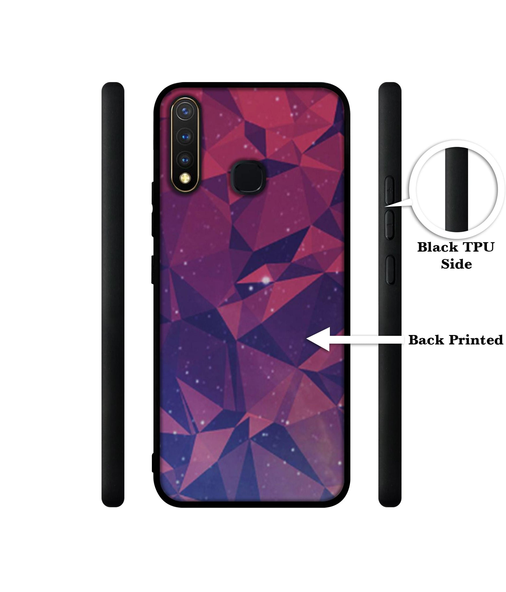 Bad Color Shape Design Designer 2D Printed Back Case Cover for Vivo Y19 4G / U3 4G / U20 4G