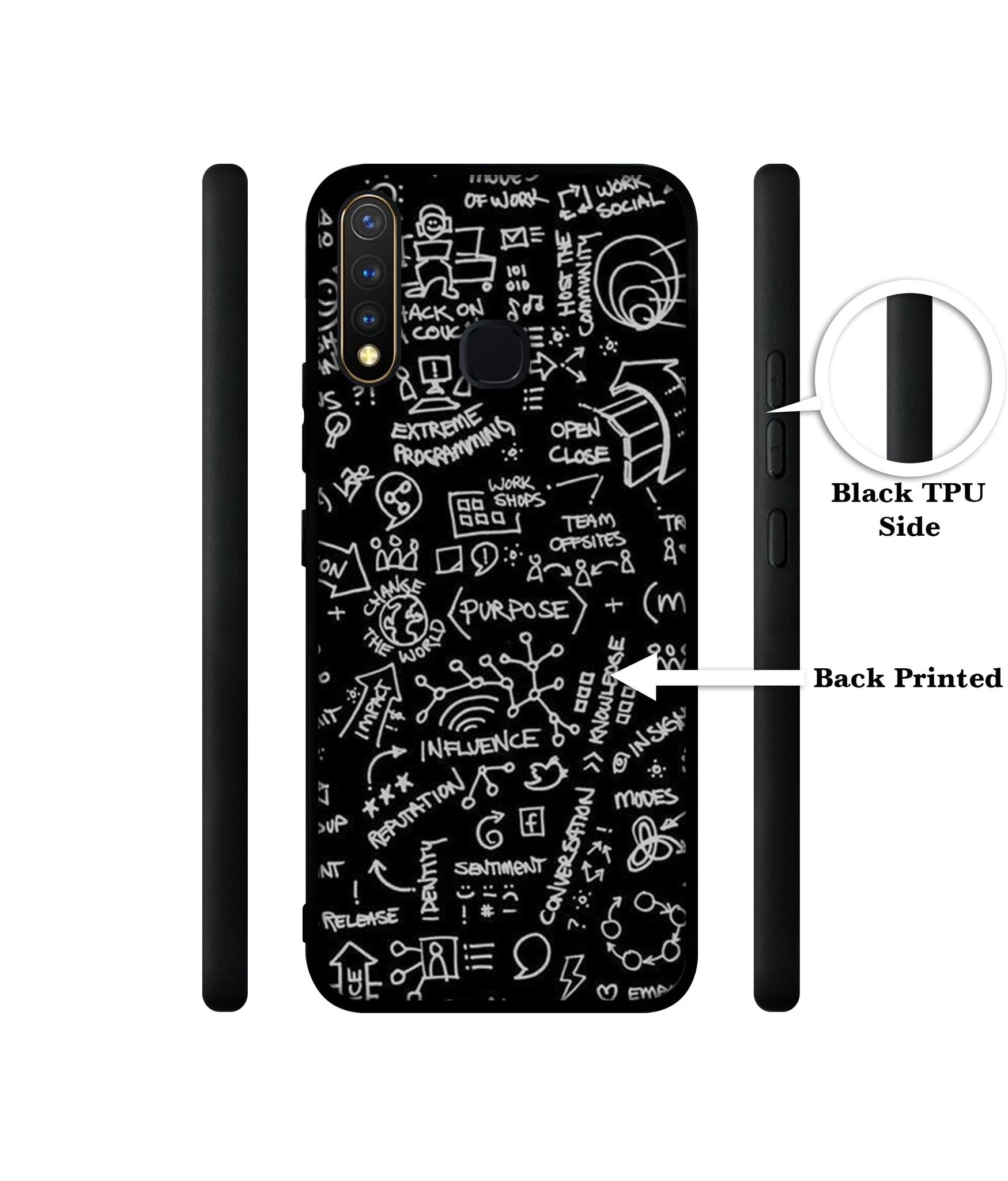 Formulas Design Designer 2D Printed Back Case Cover for Vivo Y19 4G / U3 4G / U20 4G