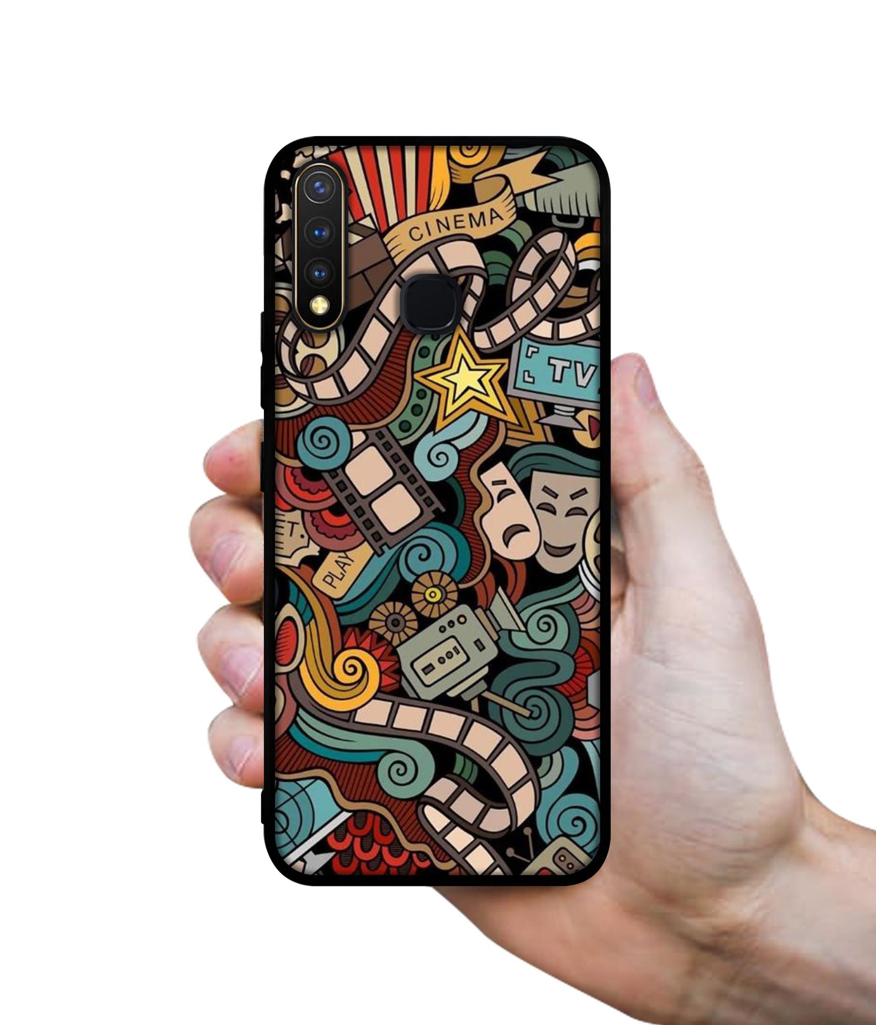 Movies Design Designer 2D Printed Back Case Cover for Vivo Y19 4G / U3 4G / U20 4G