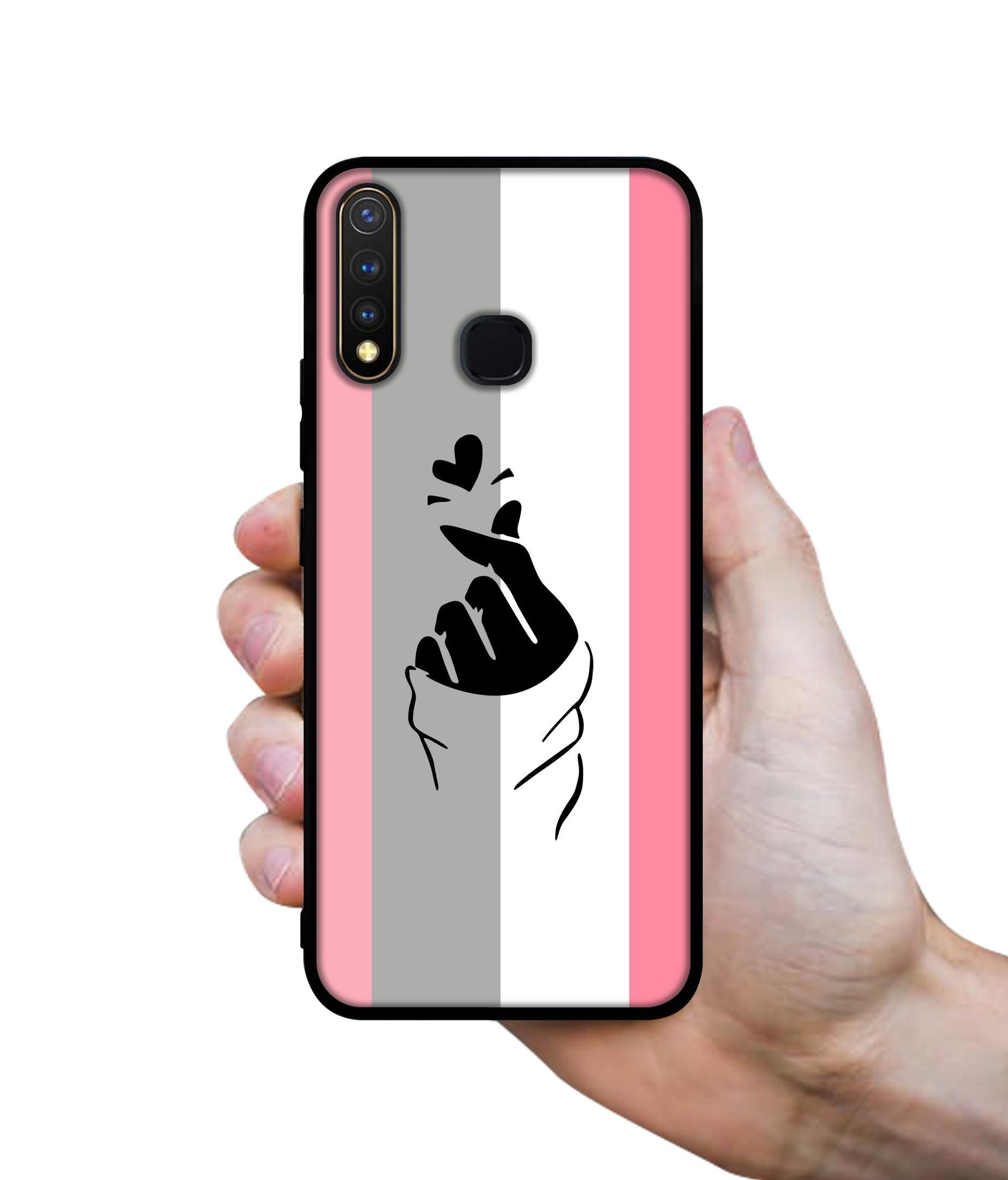 Cute Mini Love Design Designer 2D Printed Back Case Cover for Vivo Y19 4G / U3 4G / U20 4G