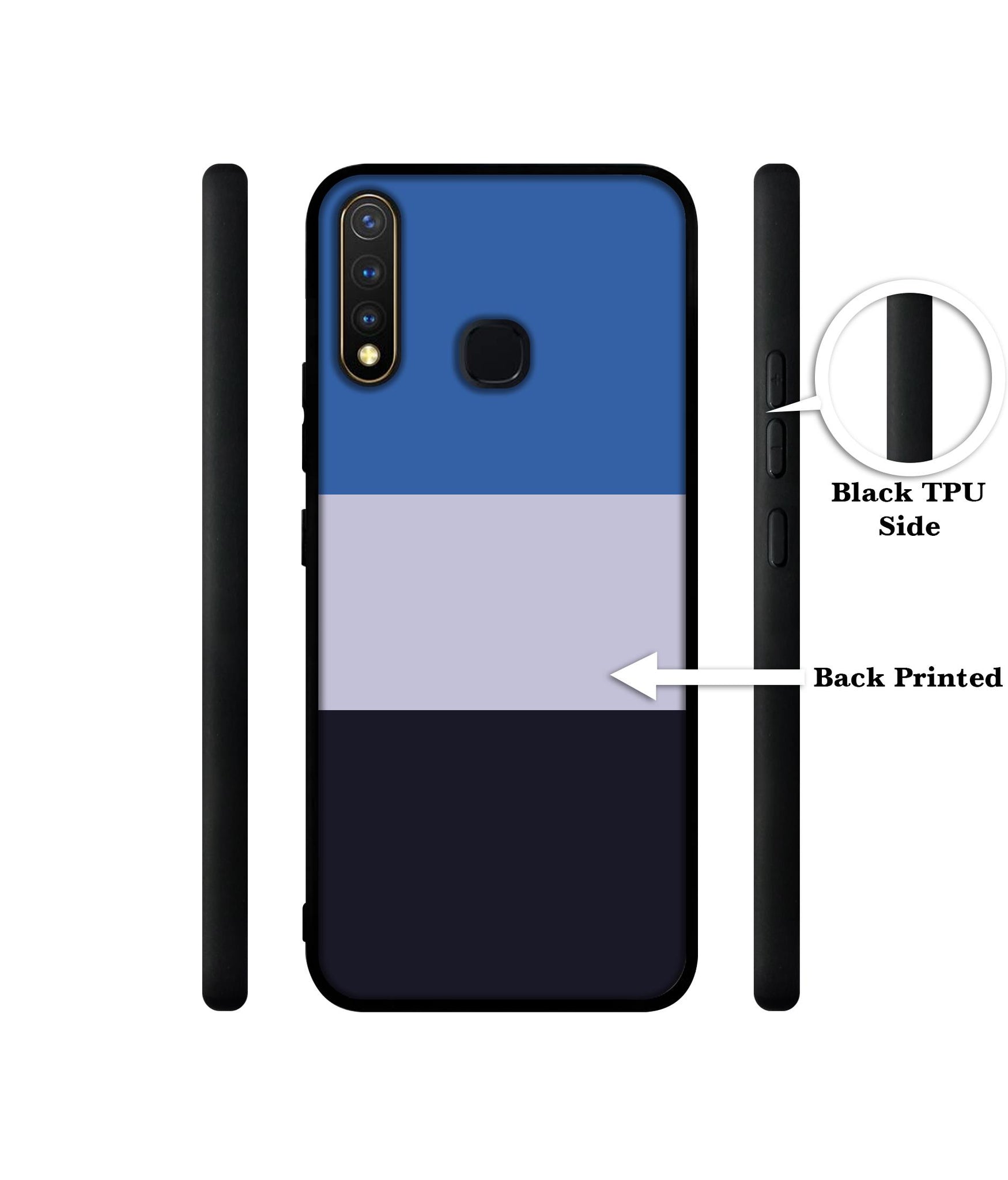 Three Color Stripes Design Designer 2D Printed Back Case Cover for Vivo Y19 4G / U3 4G / U20 4G