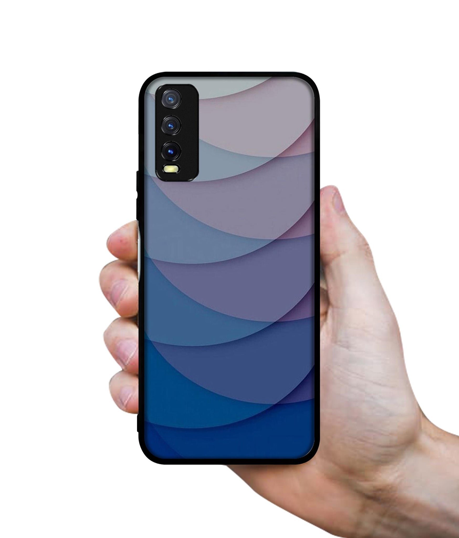 Waves Pattern Print Design Designer 2D Printed Back Case Cover for Vivo Y20 4G / Y20A / Y20S / Y20G / Y20i / Y20T