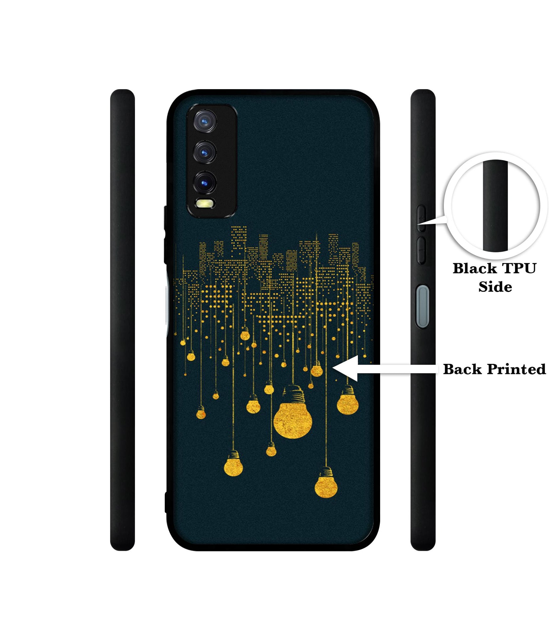 City Light Pattern Design Designer 2D Printed Back Case Cover for Vivo Y20 4G / Y20A / Y20S / Y20G / Y20i / Y20T