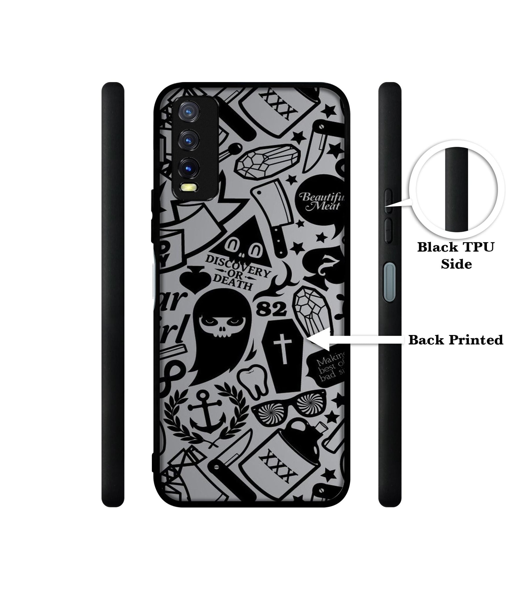 Discover Or Death Design Designer 2D Printed Back Case Cover for Vivo Y20 4G / Y20A / Y20S / Y20G / Y20i / Y20T
