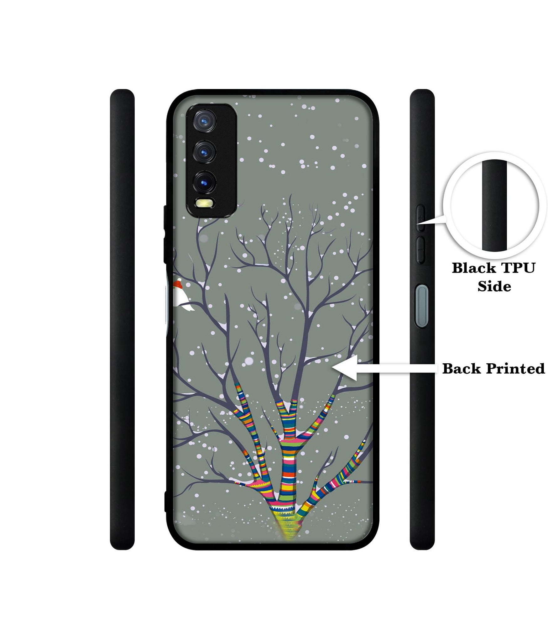 Winter Pattern Print Design Designer 2D Printed Back Case Cover for Vivo Y20 4G / Y20A / Y20S / Y20G / Y20i / Y20T