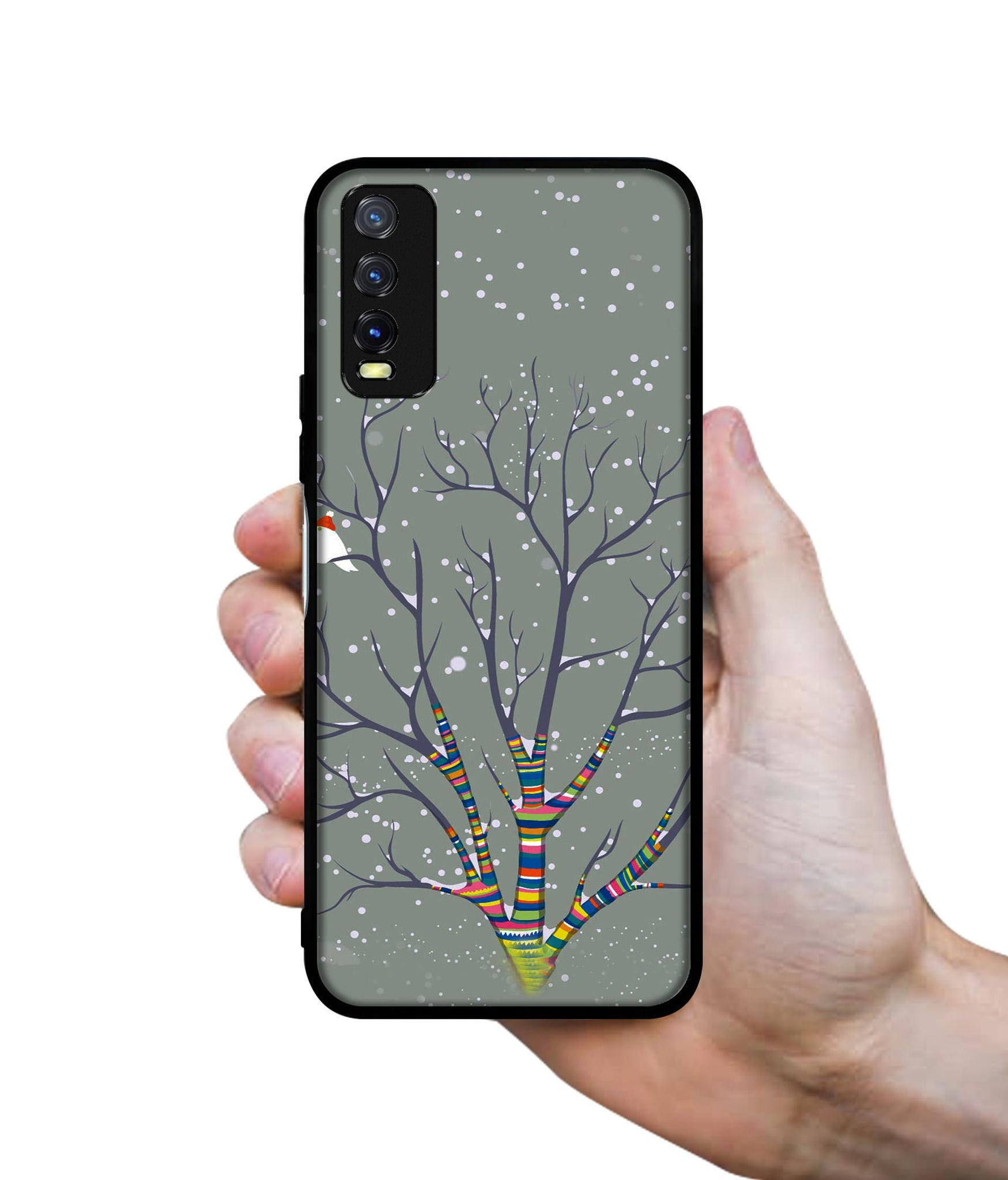 Winter Pattern Print Design Designer 2D Printed Back Case Cover for Vivo Y20 4G / Y20A / Y20S / Y20G / Y20i / Y20T