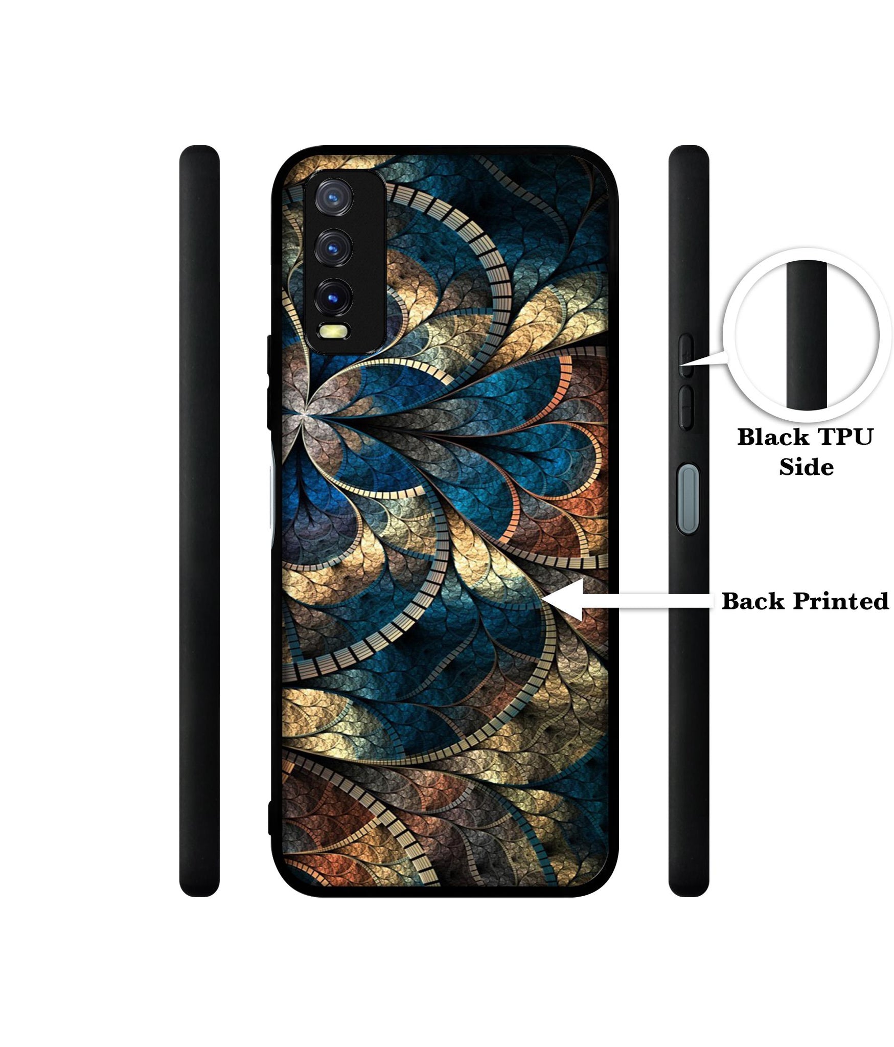 Fractional Pattern Design Designer 2D Printed Back Case Cover for Vivo Y20 4G / Y20A / Y20S / Y20G / Y20i / Y20T