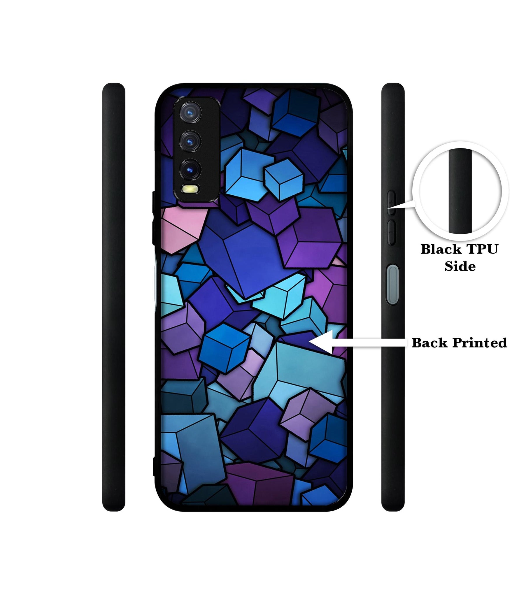 Color Box Design Designer 2D Printed Back Case Cover for Vivo Y20 4G / Y20A / Y20S / Y20G / Y20i / Y20T