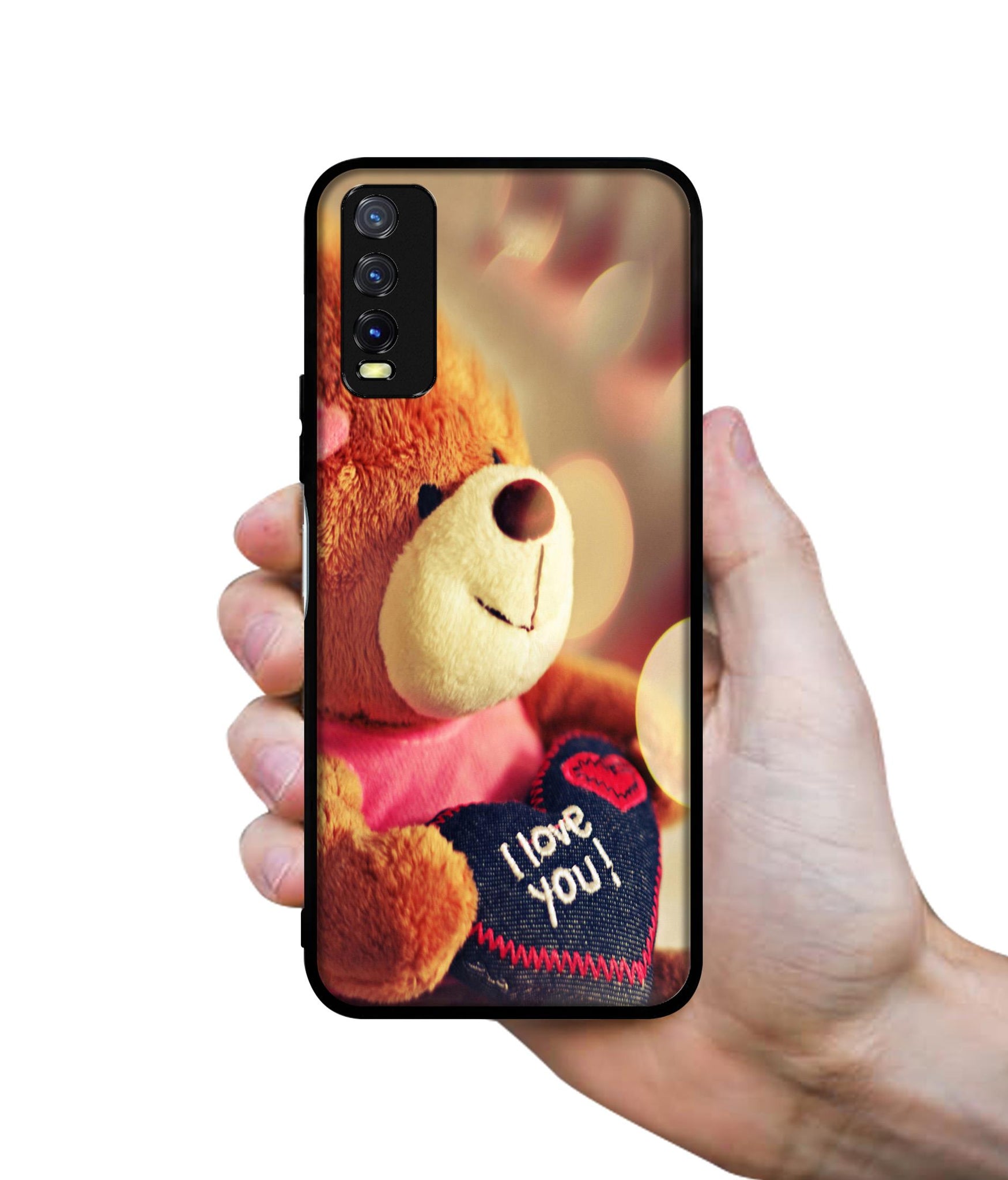 Teddy Bear Design Designer 2D Printed Back Case Cover for Vivo Y20 4G / Y20A / Y20S / Y20G / Y20i / Y20T