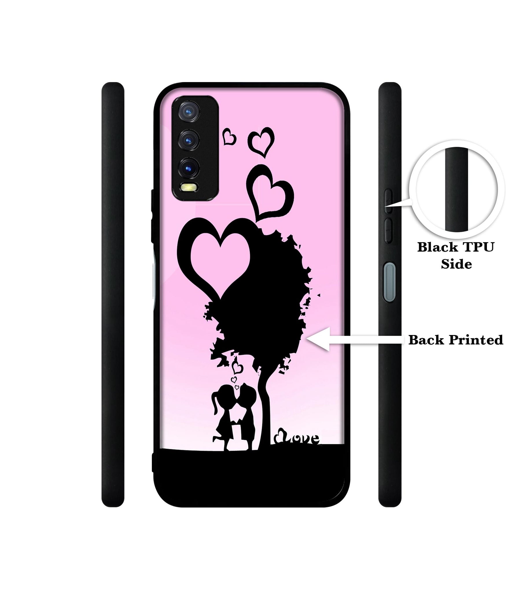 Sweet Love Design Designer 2D Printed Back Case Cover for Vivo Y20 4G / Y20A / Y20S / Y20G / Y20i / Y20T