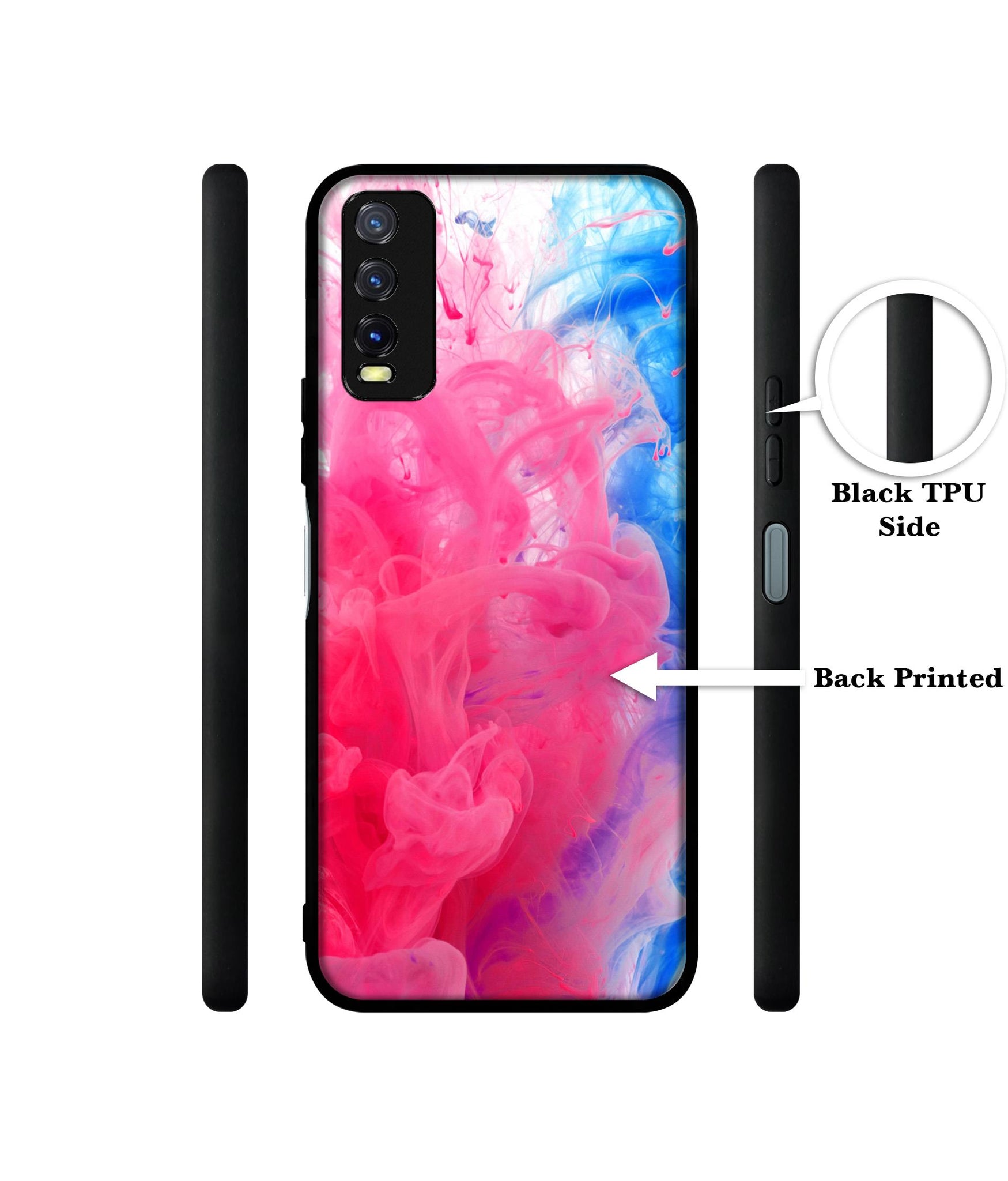 Fractal Paint Design Designer 2D Printed Back Case Cover for Vivo Y20 4G / Y20A / Y20S / Y20G / Y20i / Y20T