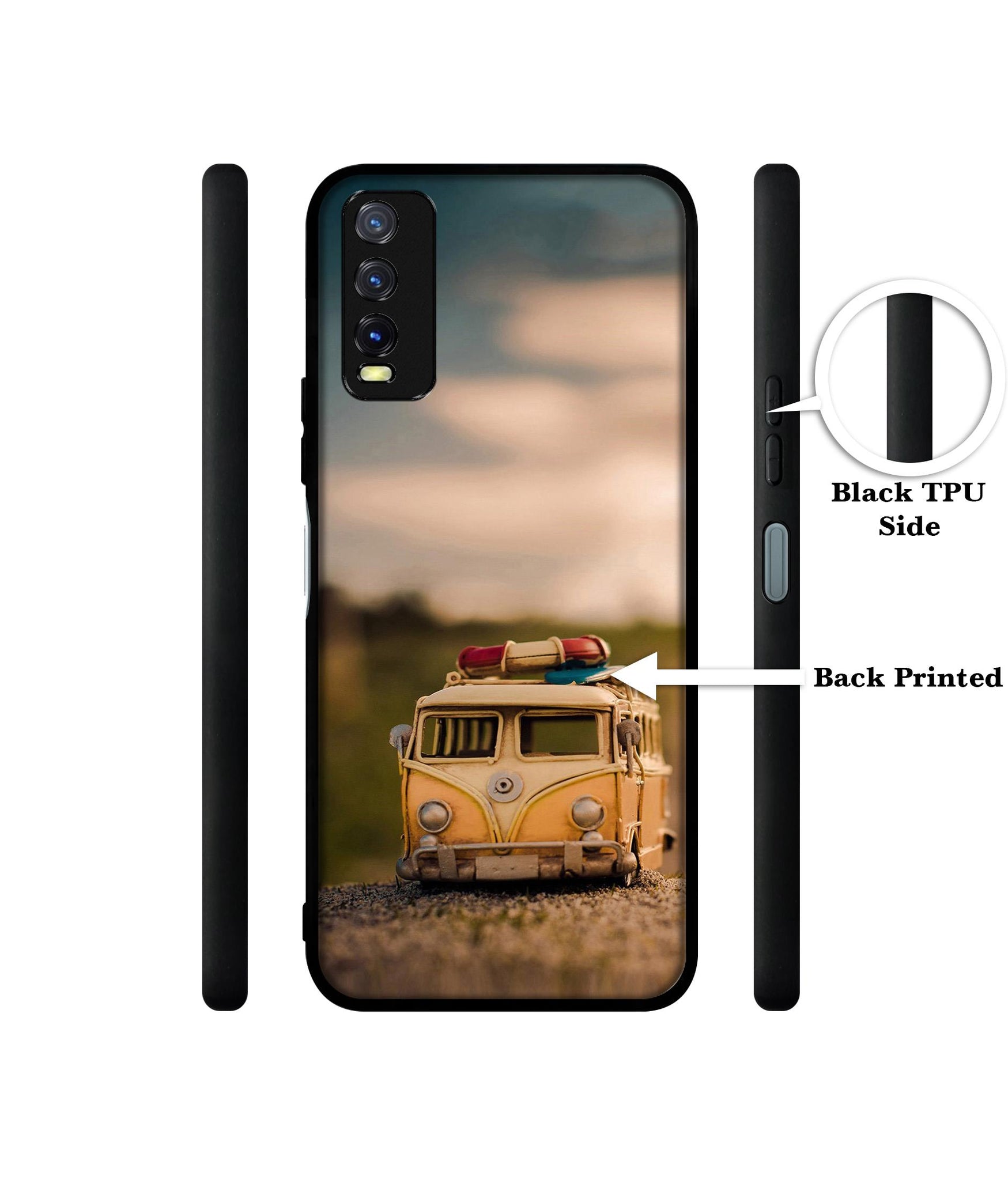 Toy Car Design Designer 2D Printed Back Case Cover for Vivo Y20 4G / Y20A / Y20S / Y20G / Y20i / Y20T