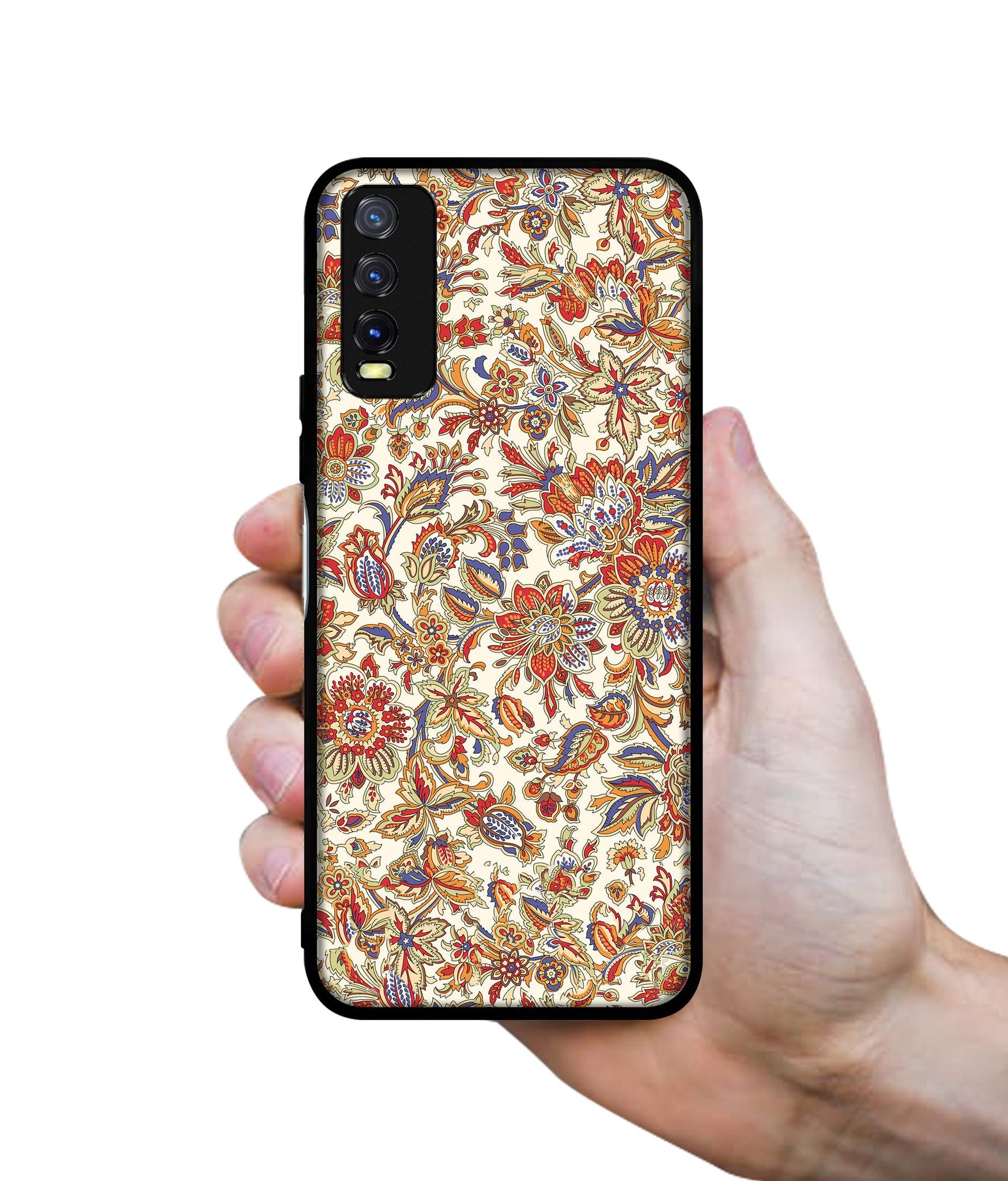 Floral Design Designer 2D Printed Back Case Cover for Vivo Y20 4G / Y20A / Y20S / Y20G / Y20i / Y20T