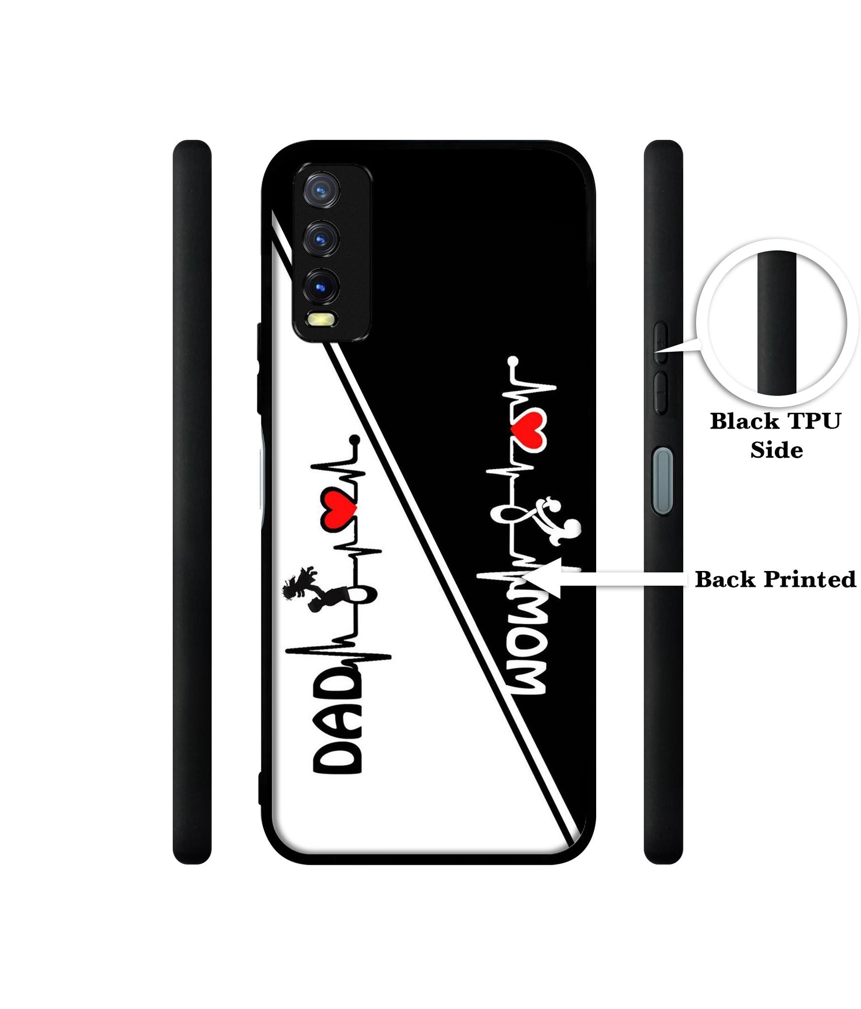Mom and Dad Lover Design Designer 2D Printed Back Case Cover for Vivo Y20 4G / Y20A / Y20S / Y20G / Y20i / Y20T