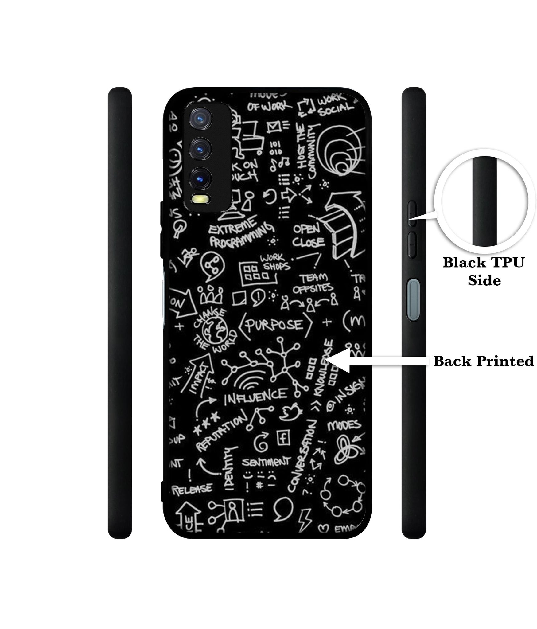 Formulas Design Designer 2D Printed Back Case Cover for Vivo Y20 4G / Y20A / Y20S / Y20G / Y20i / Y20T