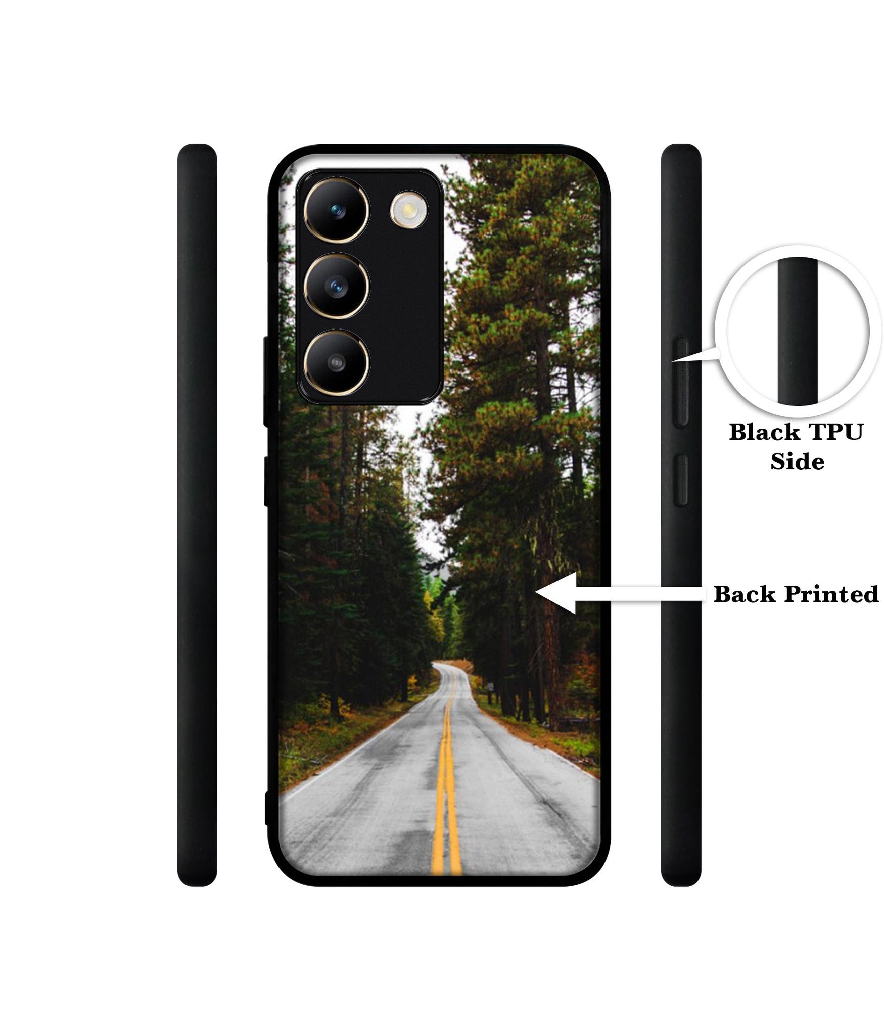 Road Photo Design Designer 2D Printed Back Case Cover for Vivo Y200e 5G / T3 5G