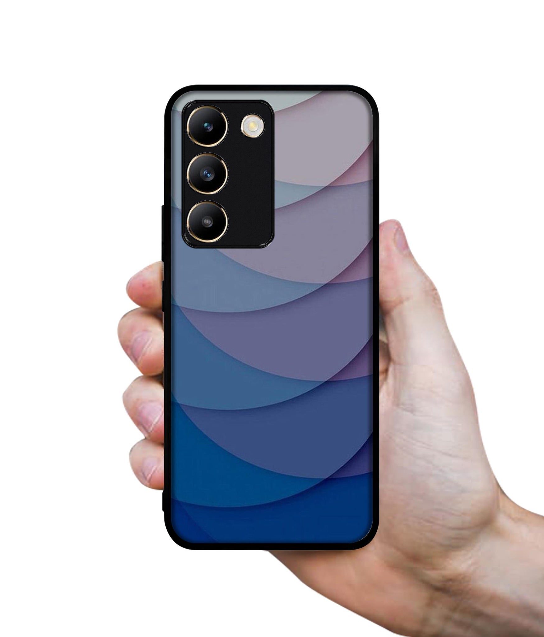 Waves Pattern Print Design Designer 2D Printed Back Case Cover for Vivo Y200e 5G / T3 5G