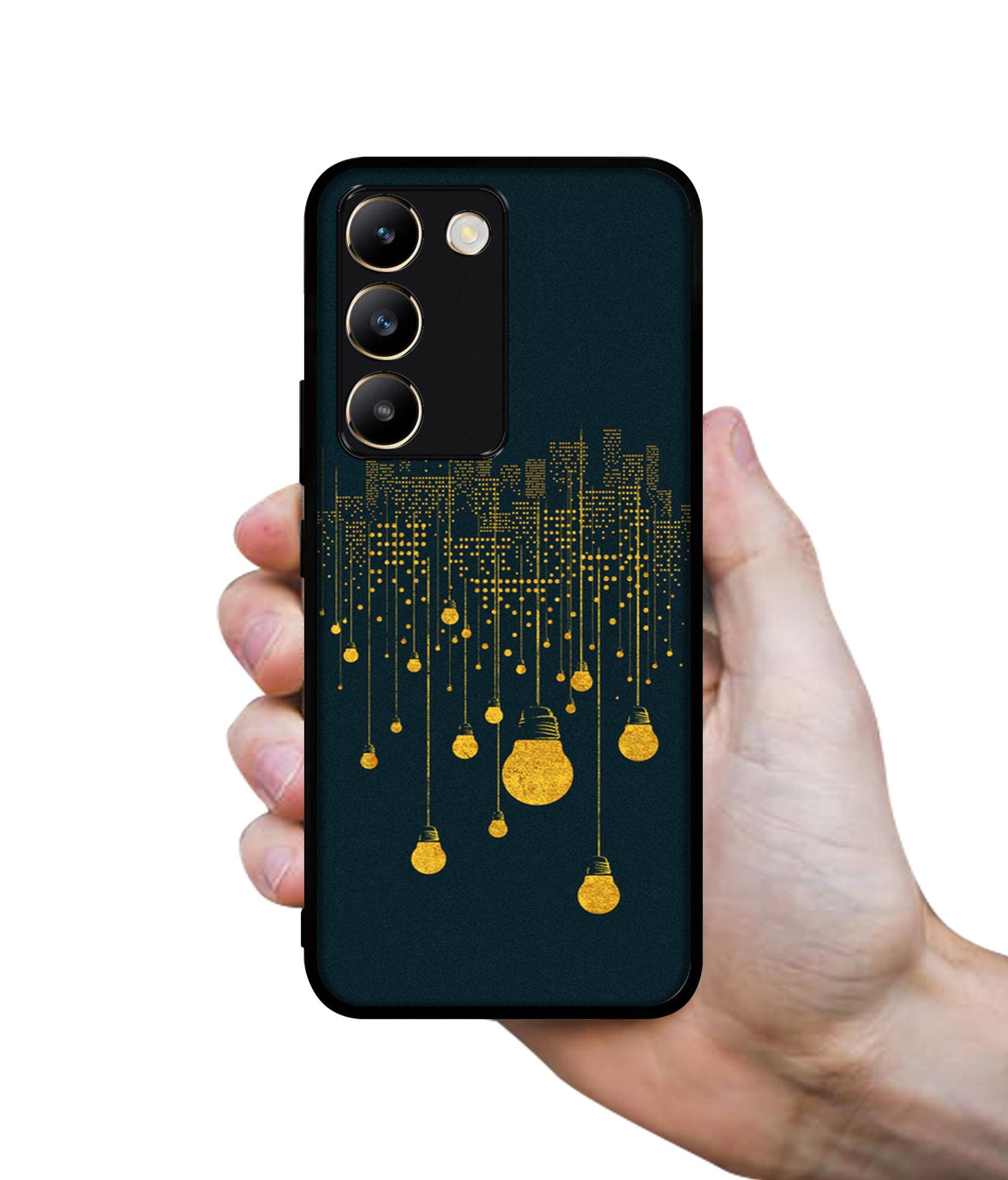 City Light Pattern Design Designer 2D Printed Back Case Cover for Vivo Y200e 5G / T3 5G
