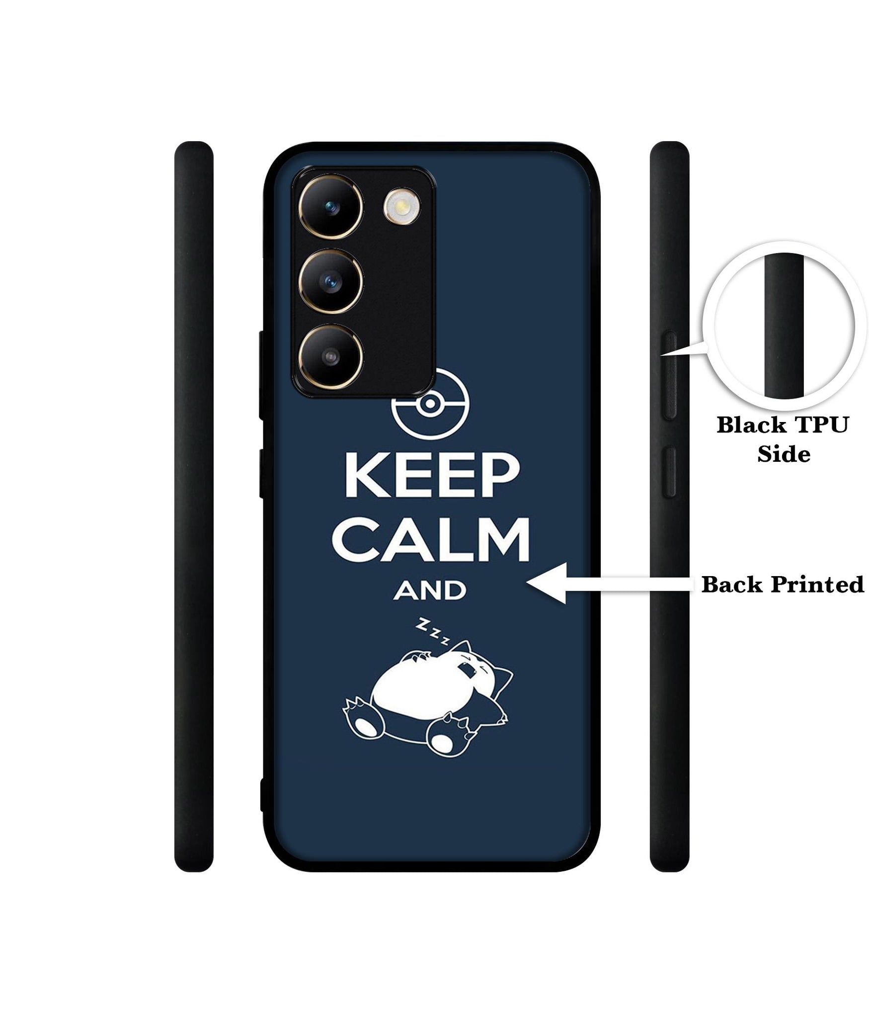 Sleep Pattern Design Designer 2D Printed Back Case Cover for Vivo Y200e 5G / T3 5G