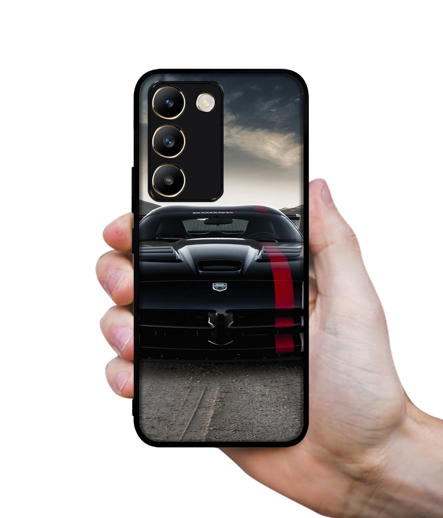 Sports Car Pattern Design Designer 2D Printed Back Case Cover for Vivo Y200e 5G / T3 5G