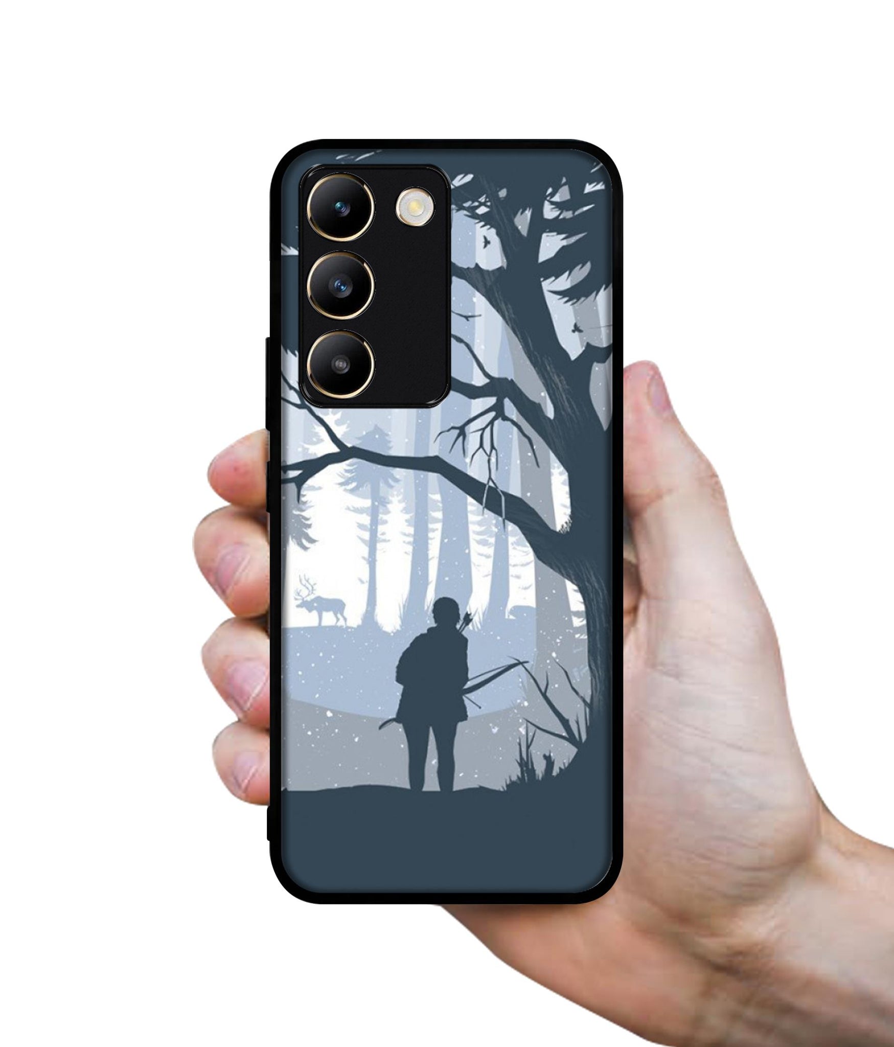 Hunter Design Designer 2D Printed Back Case Cover for Vivo Y200e 5G / T3 5G