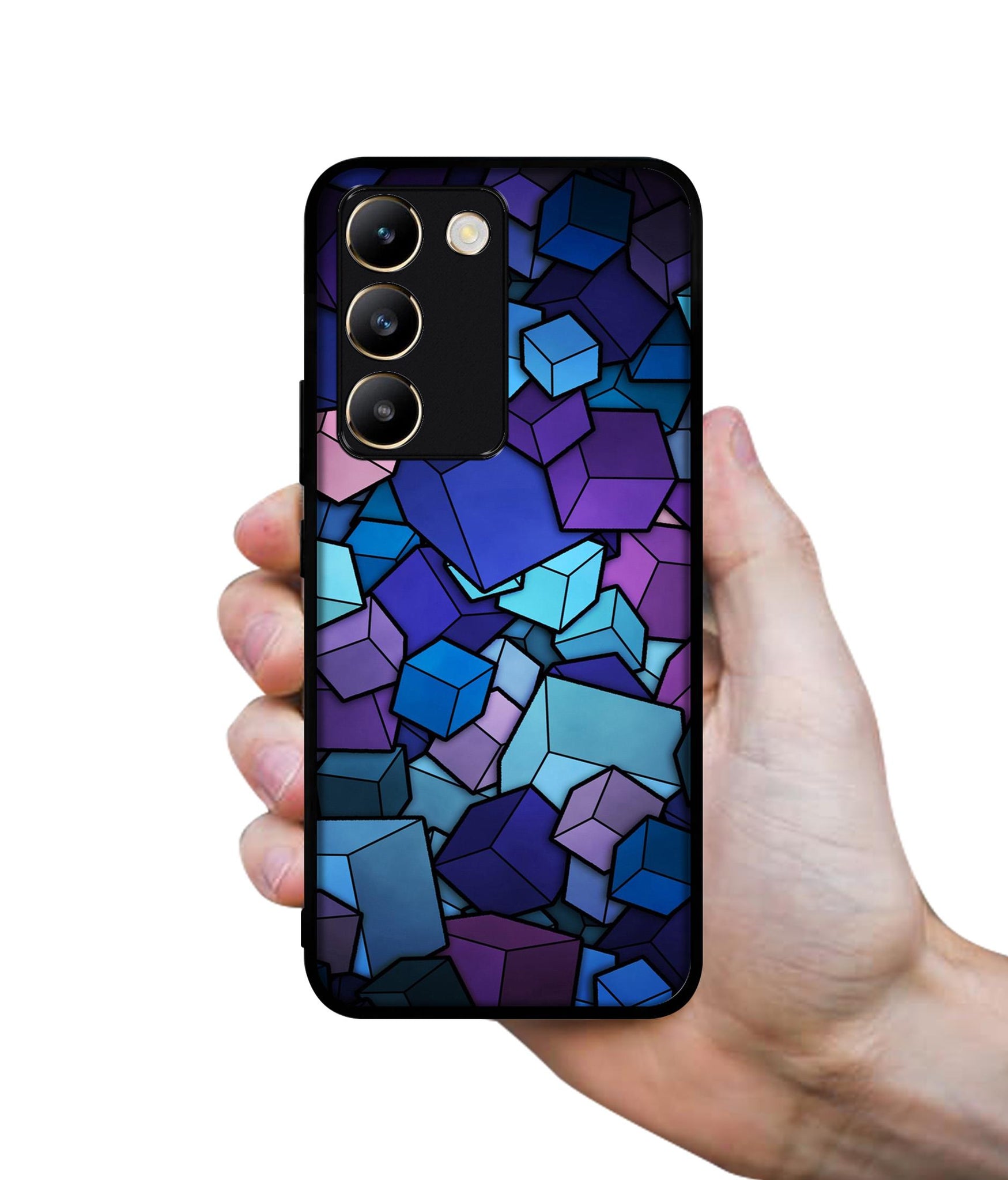 Color Box Design Designer 2D Printed Back Case Cover for Vivo Y200e 5G / T3 5G