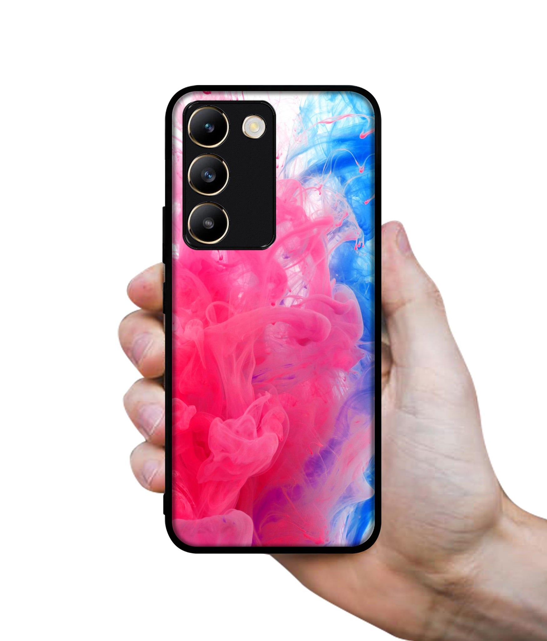 Fractal Paint Design Designer 2D Printed Back Case Cover for Vivo Y200e 5G / T3 5G