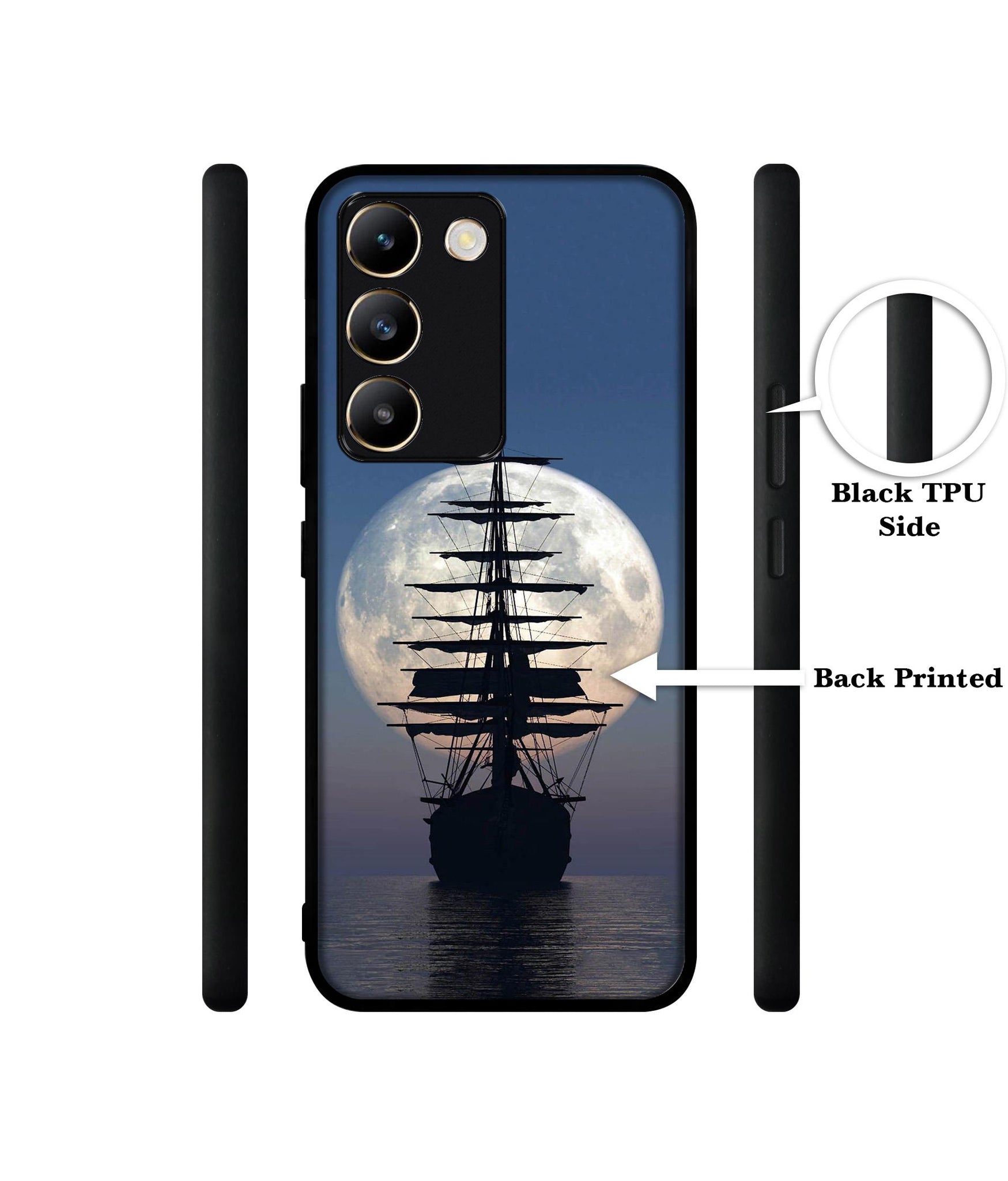 Sea Sunset Design Designer 2D Printed Back Case Cover for Vivo Y200e 5G / T3 5G